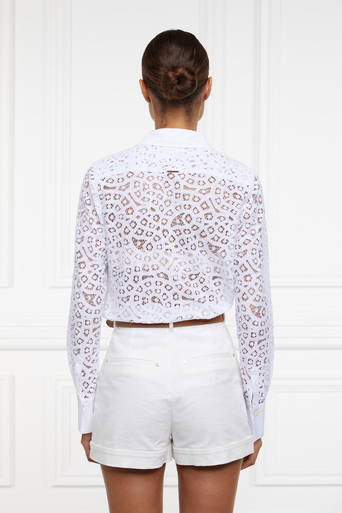 Classic Lace Shirt (White)