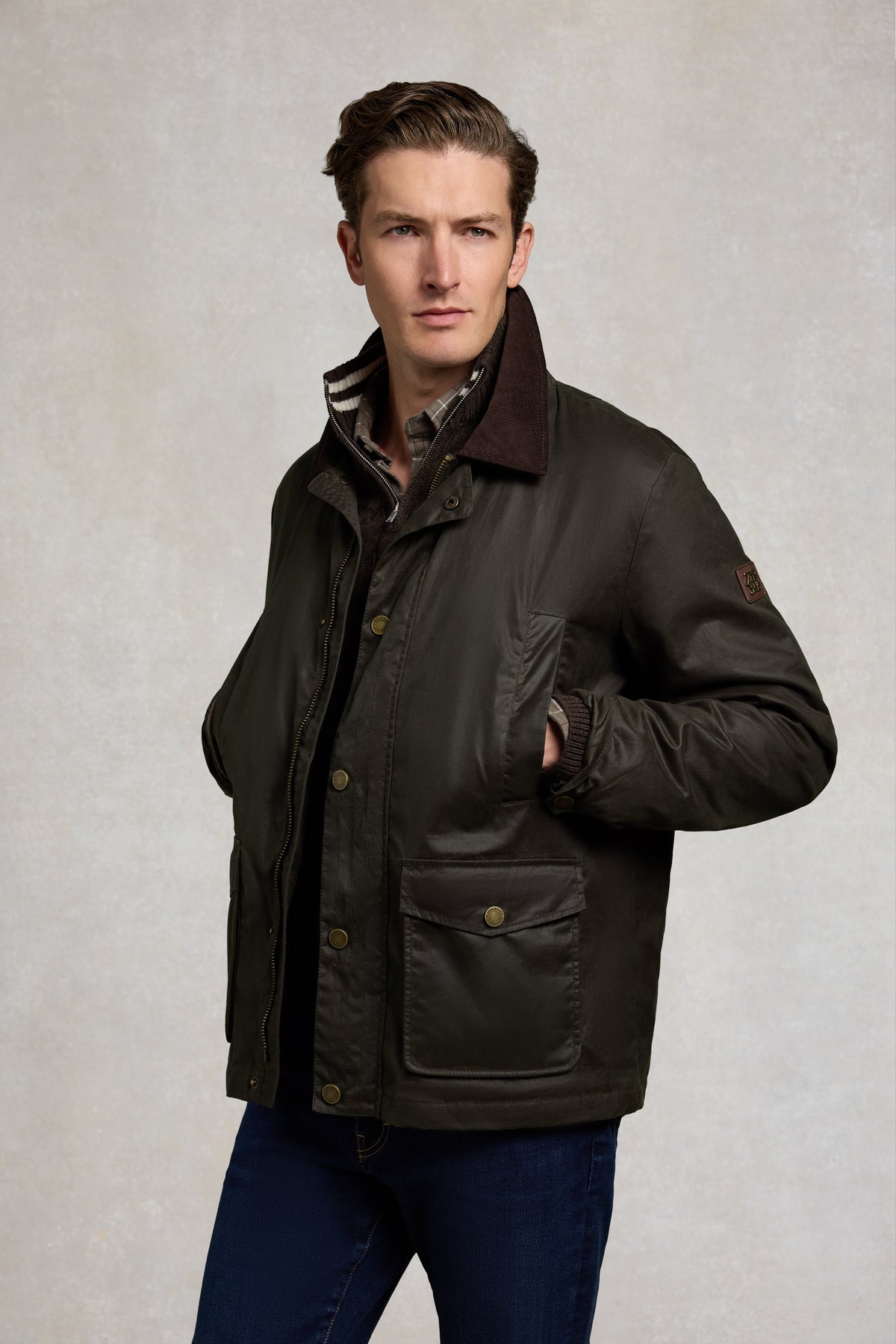 Men's Classic Wax Jacket (Moss Wax)
