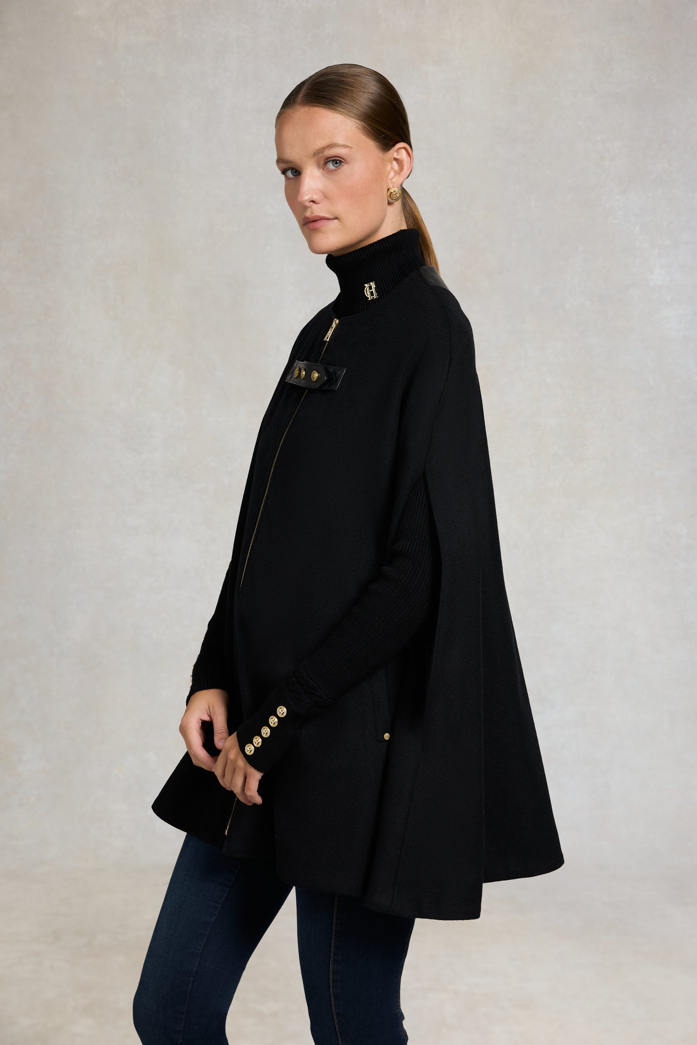 Slim Cape (Soft Black)