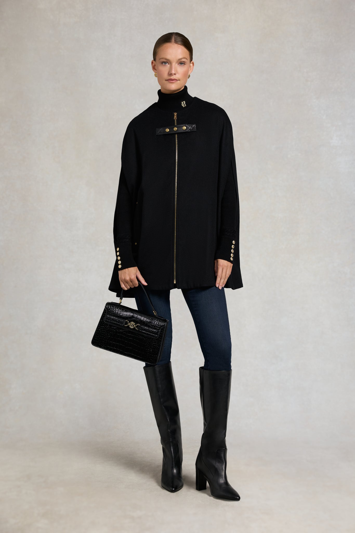 Slim Cape (Soft Black)