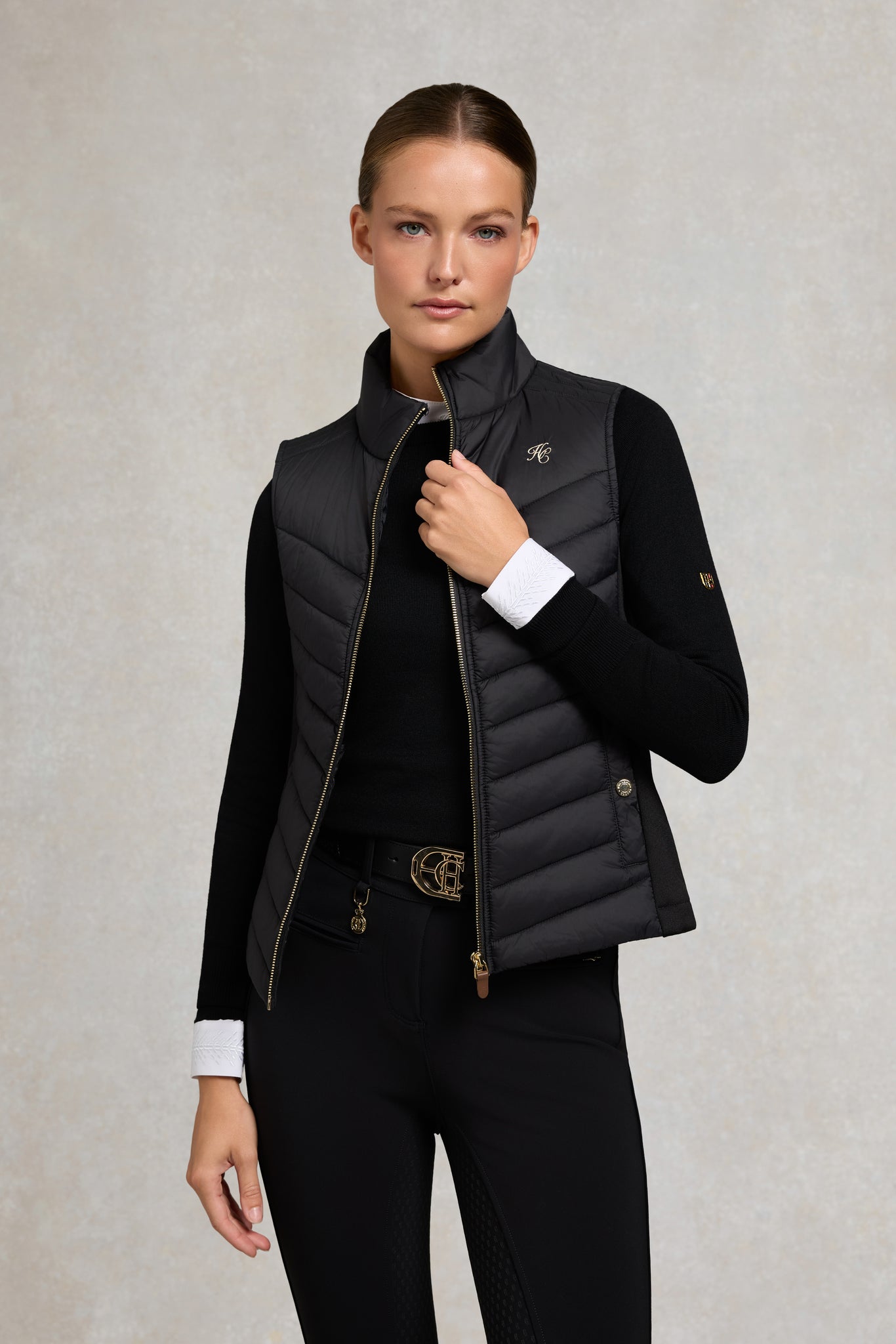 Hybrid Equestrian Gilet (Black)