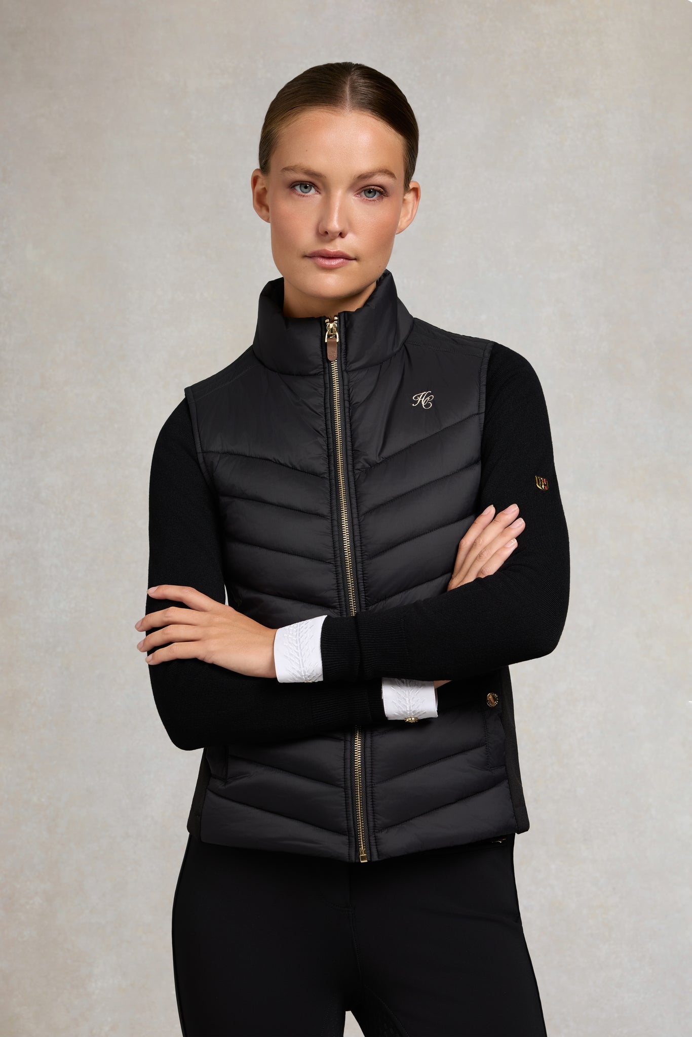 Hybrid Equestrian Gilet (Black)