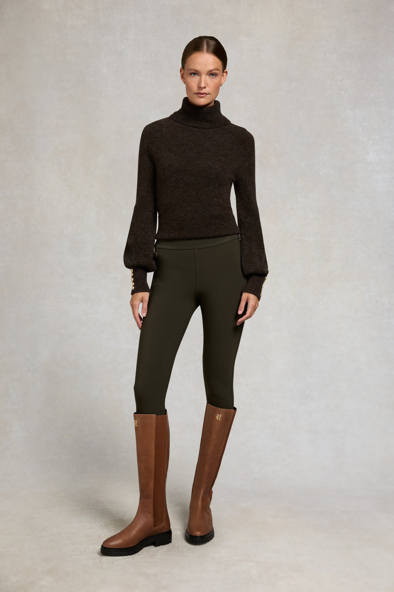 Contour Legging (Dark Olive)