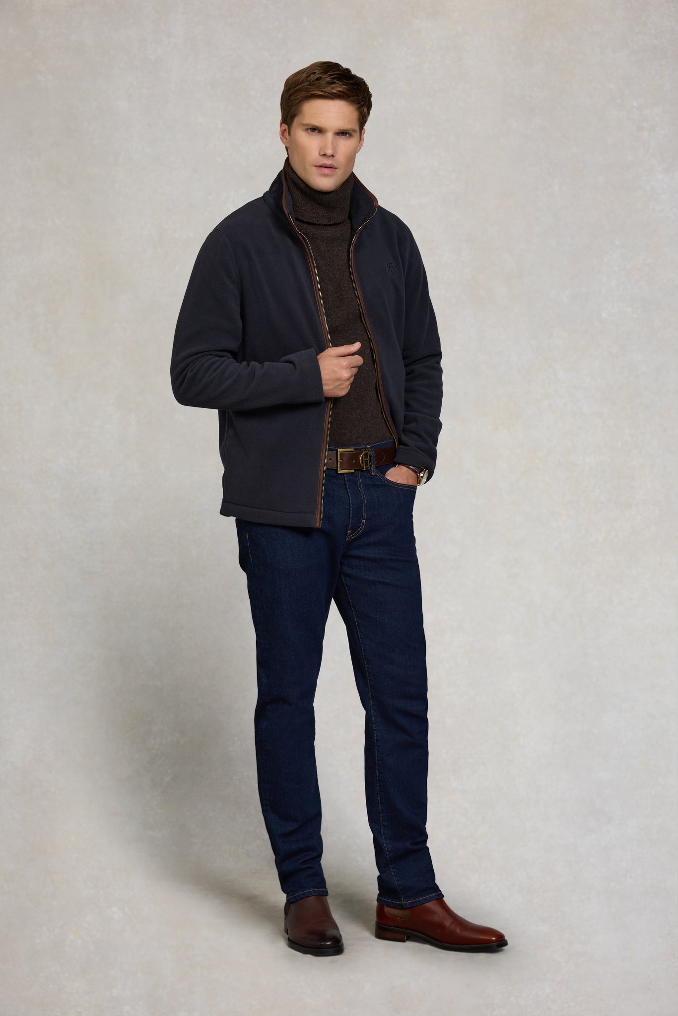 Men's Country Fleece Jacket (Ink Navy)