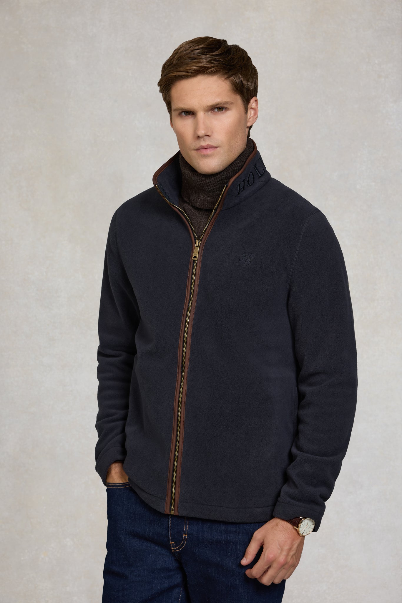 Men's Country Fleece Jacket (Ink Navy)