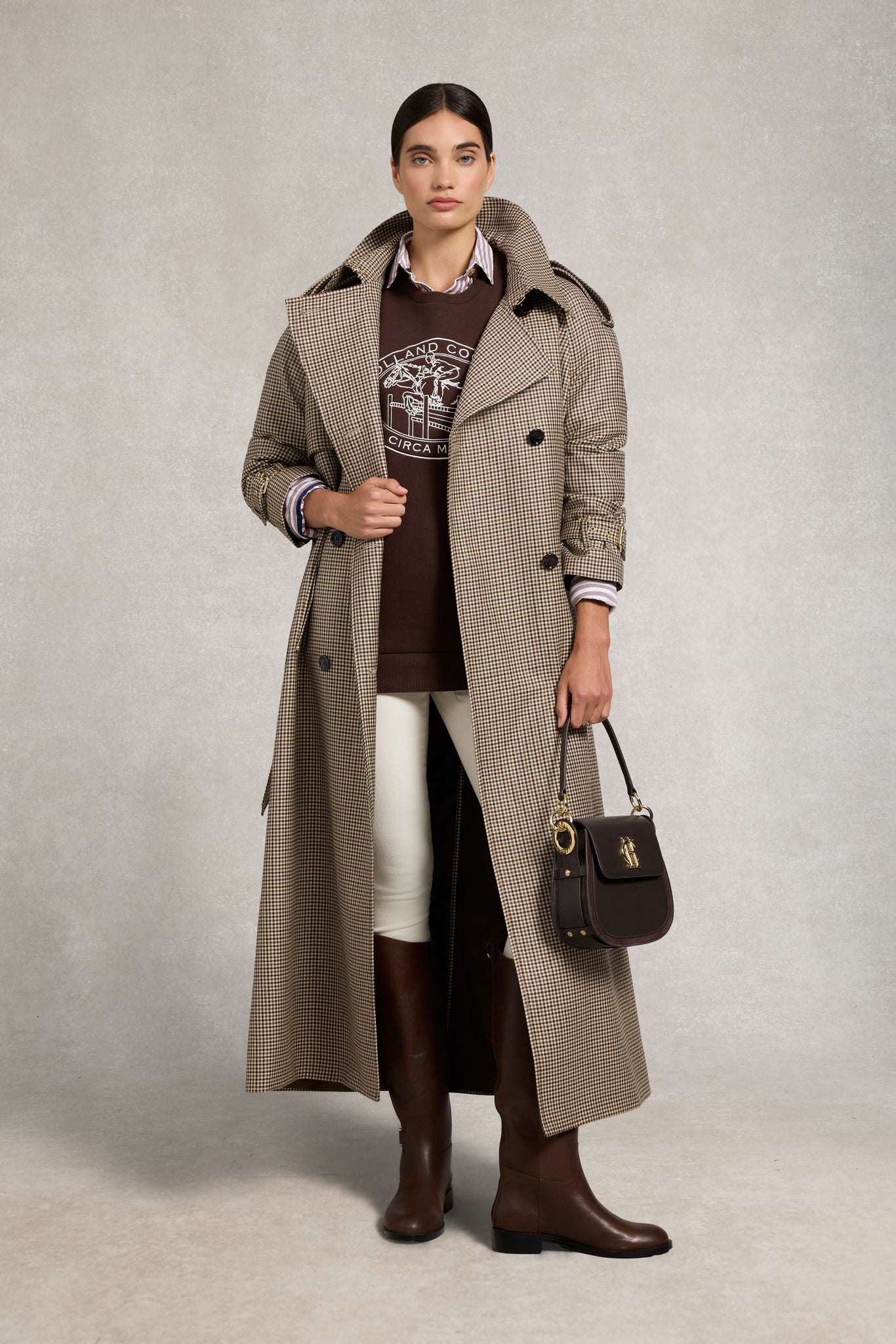 Relaxed Fit Crew Neck Sweat (Walnut)