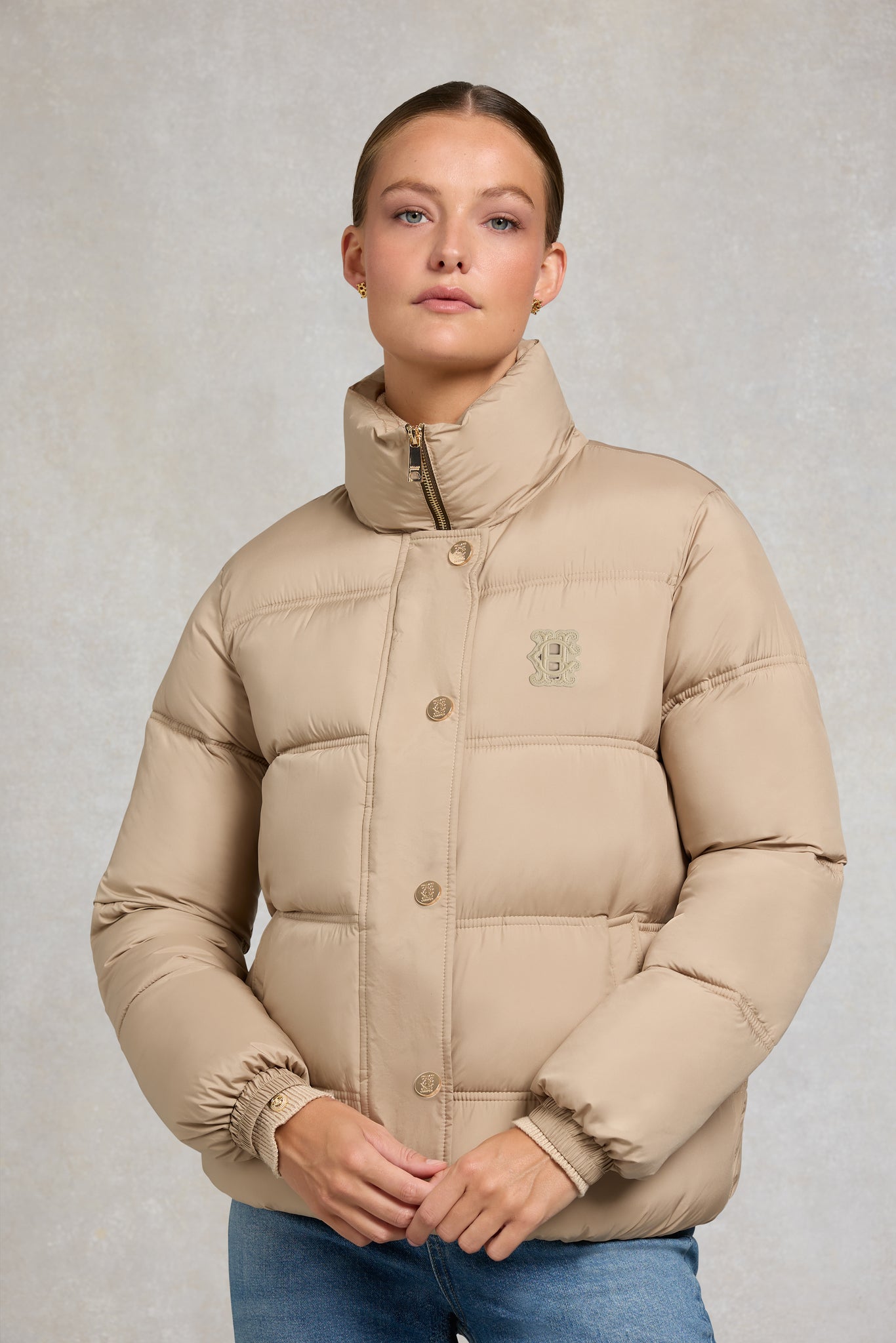 Milton Padded Jacket (Taupe)