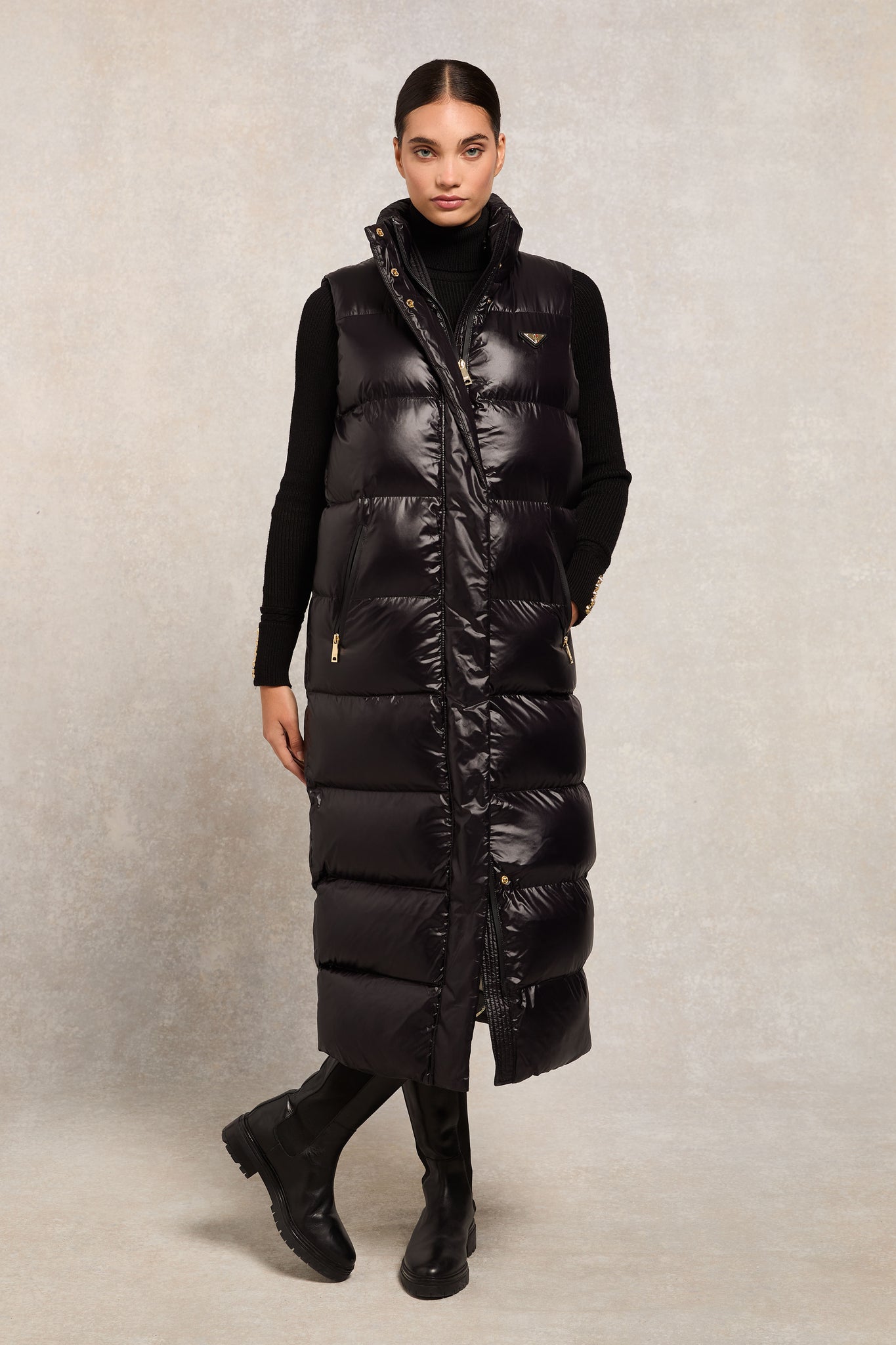 Crawford Longline Gilet (Black) – Holland Cooper ®