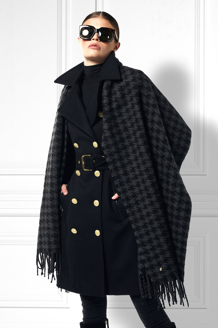 HC Chelsea Scarf (Grey Houndstooth)