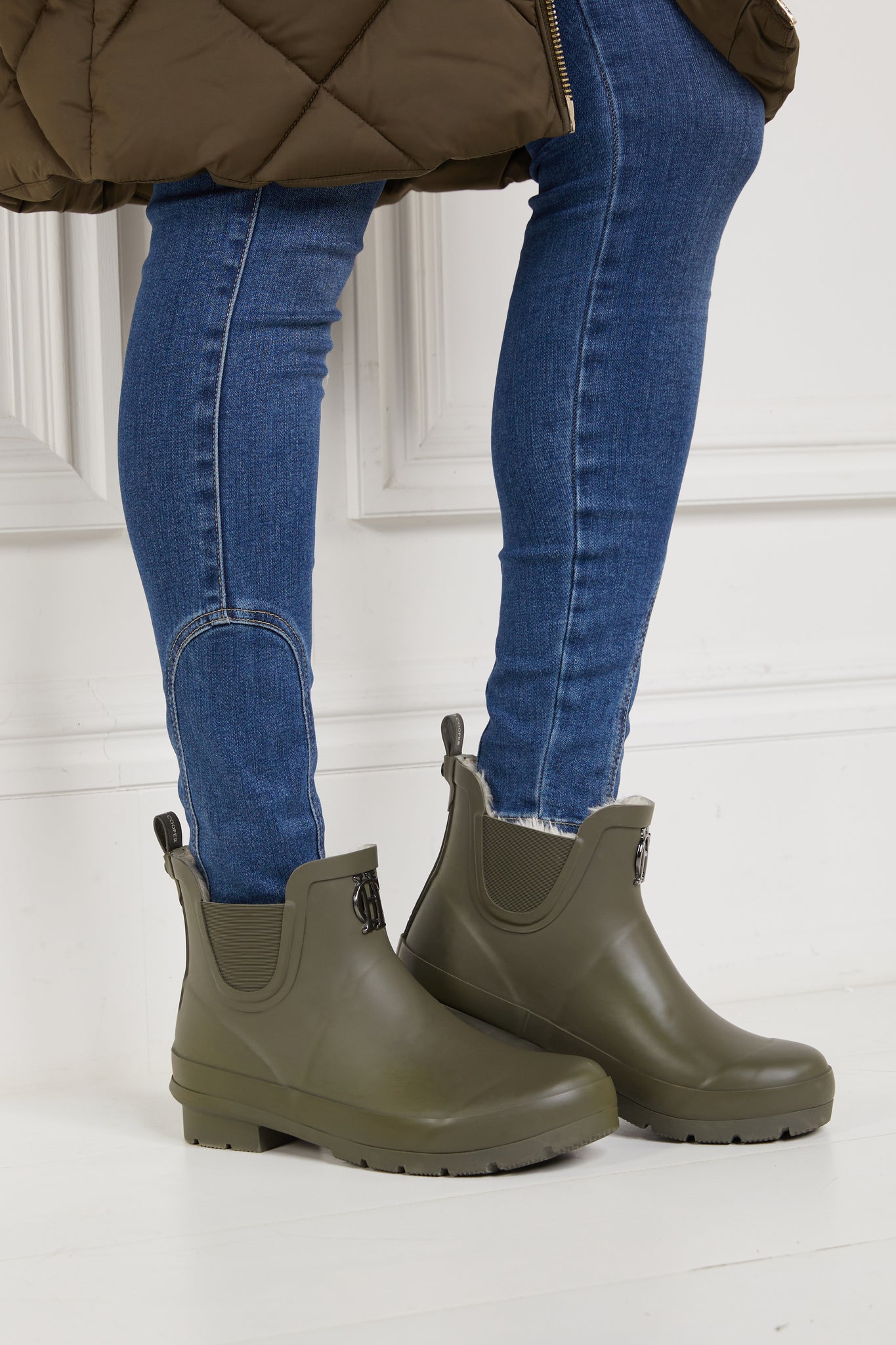Mini Me - Matte Chelsea Boots (Green)