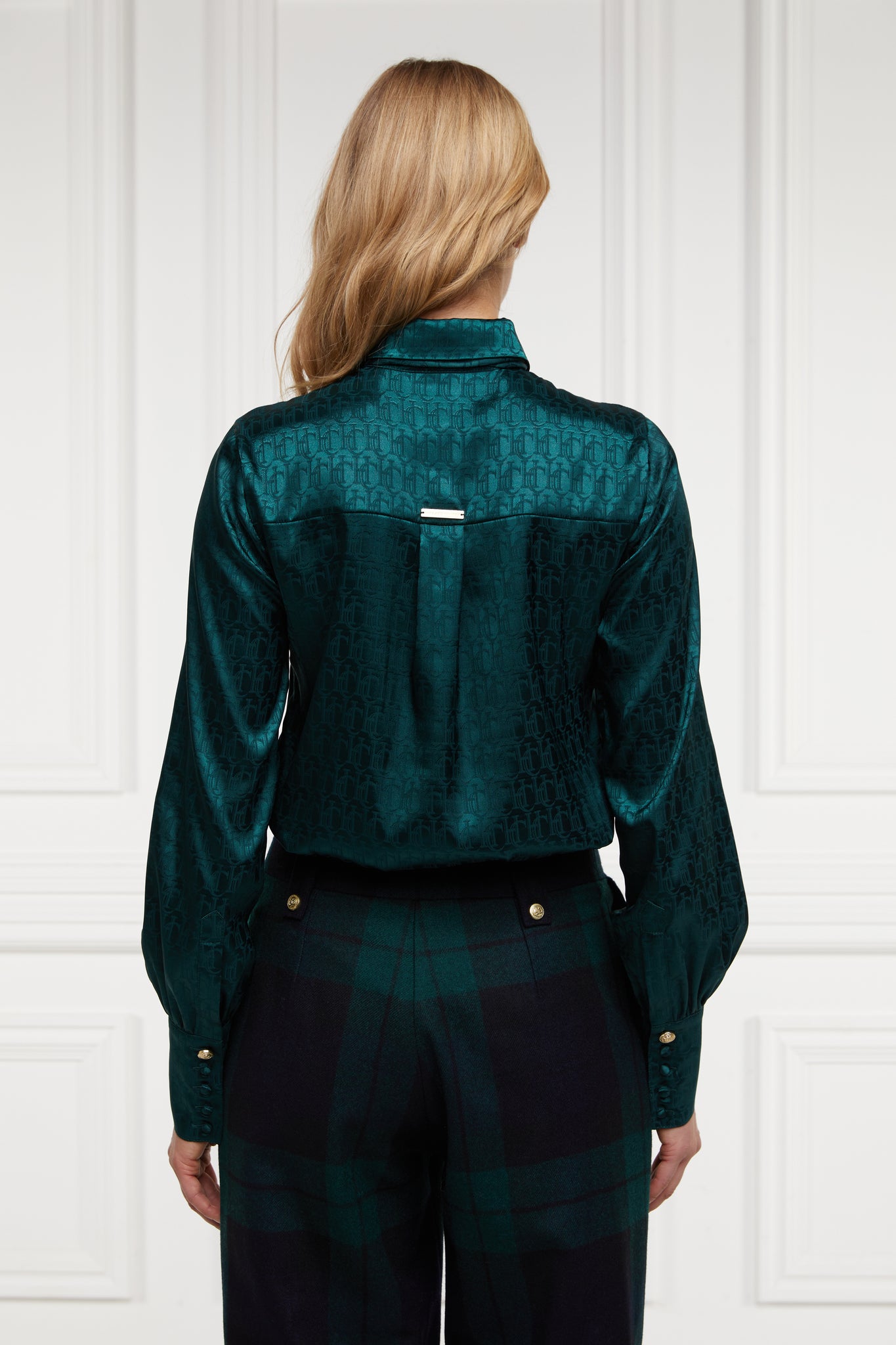 Penny Jacquard Shirt (Emerald)
