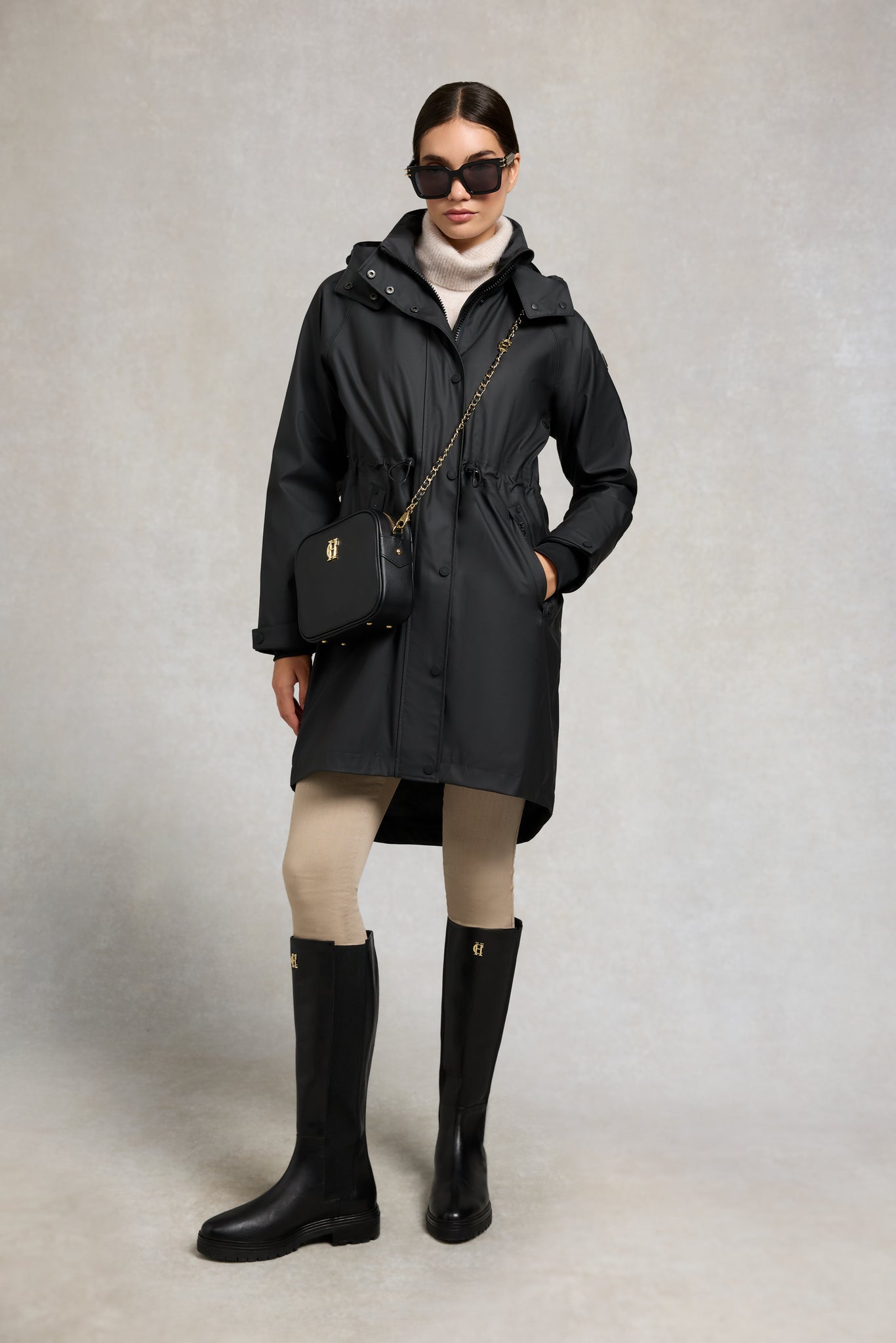 Chartwell Rain Parka (Black)