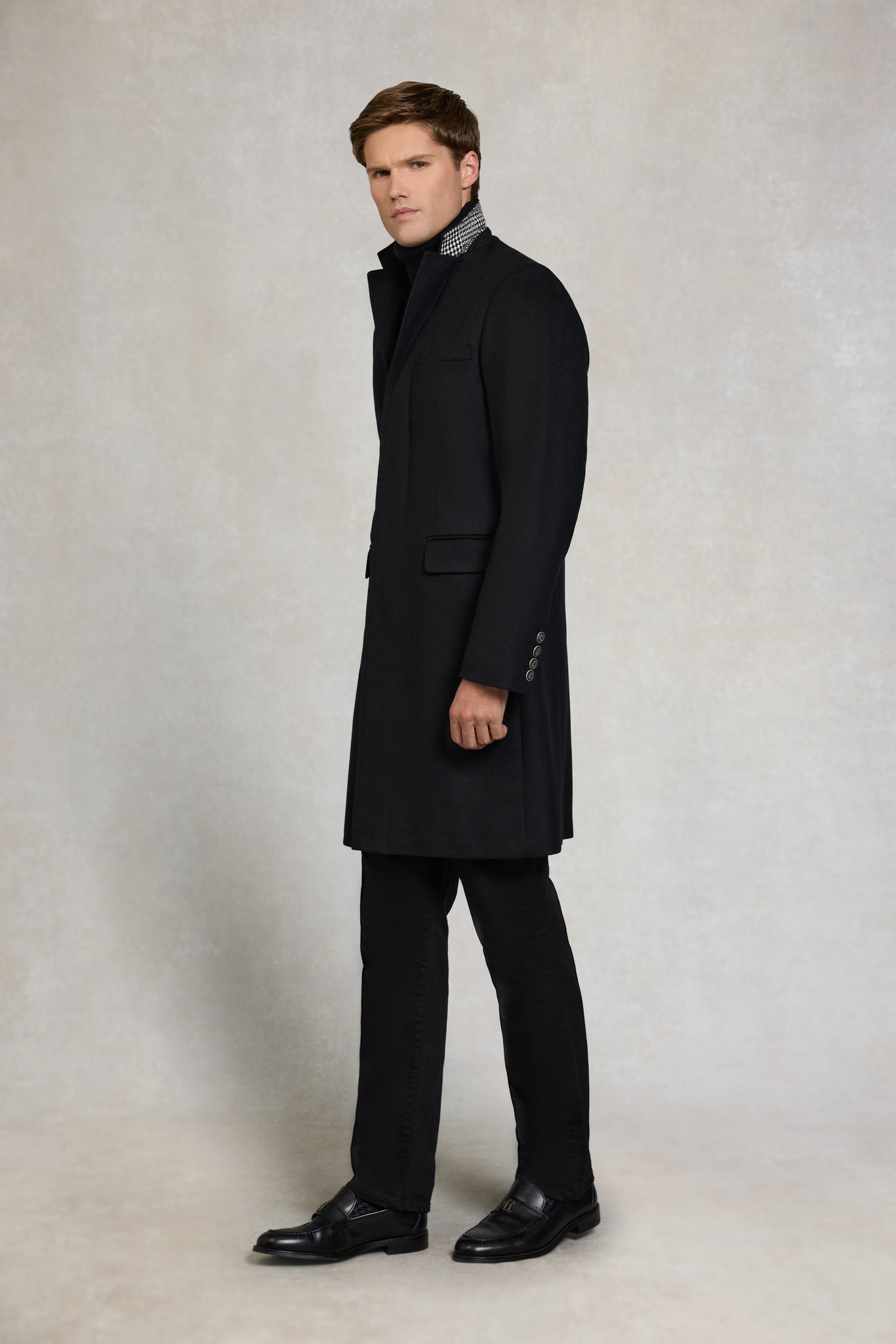 The Cheltenham Coat (Soft Black)