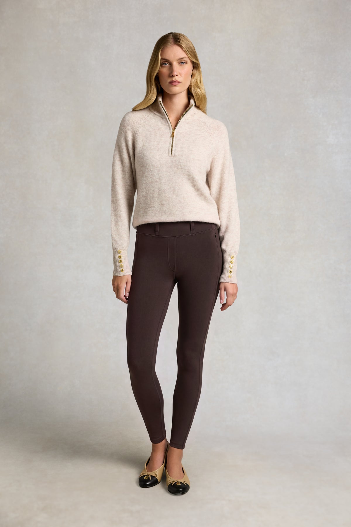 Charlton Contour Legging (Chocolate)