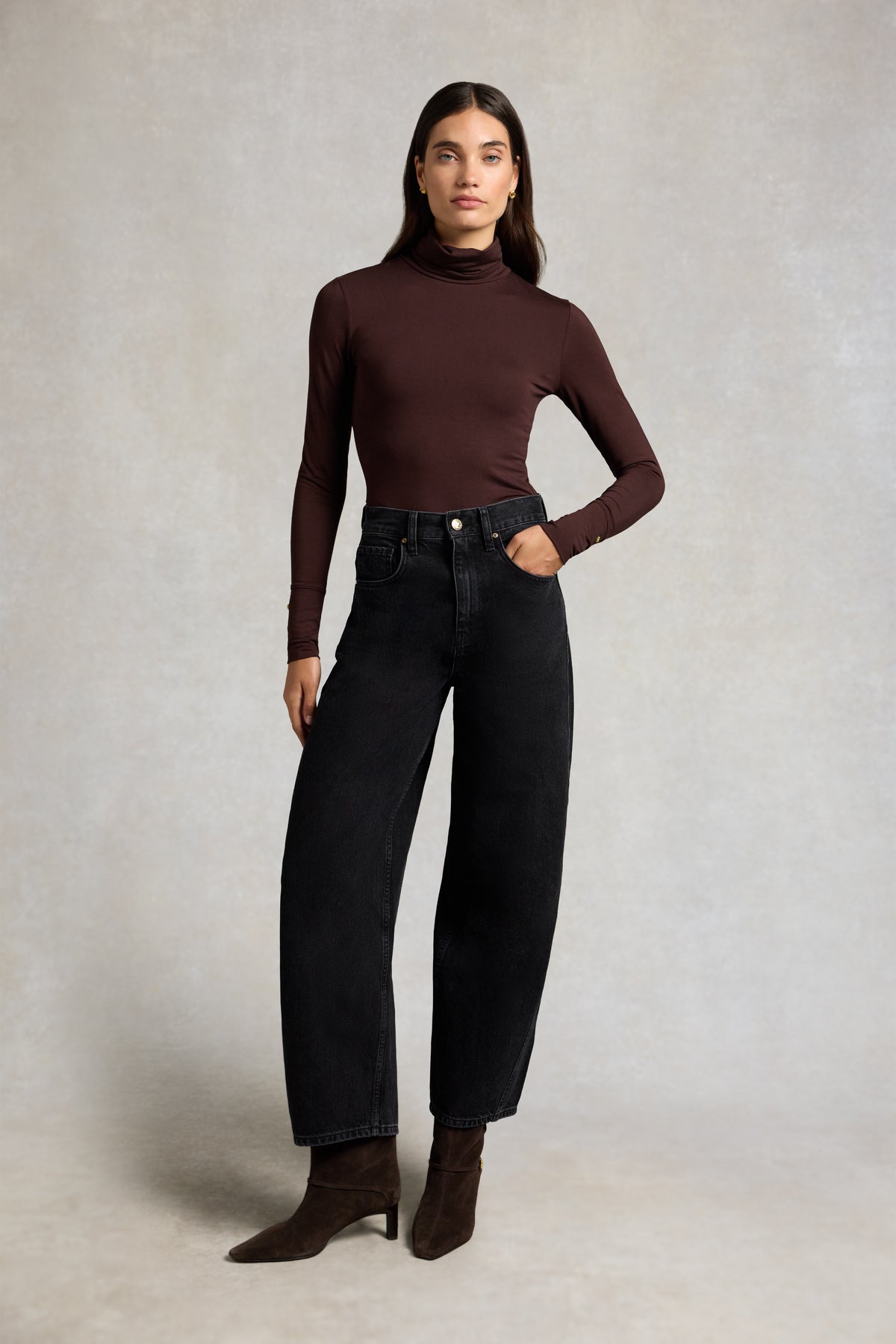 Barrel Leg Jean (Vintage Black)