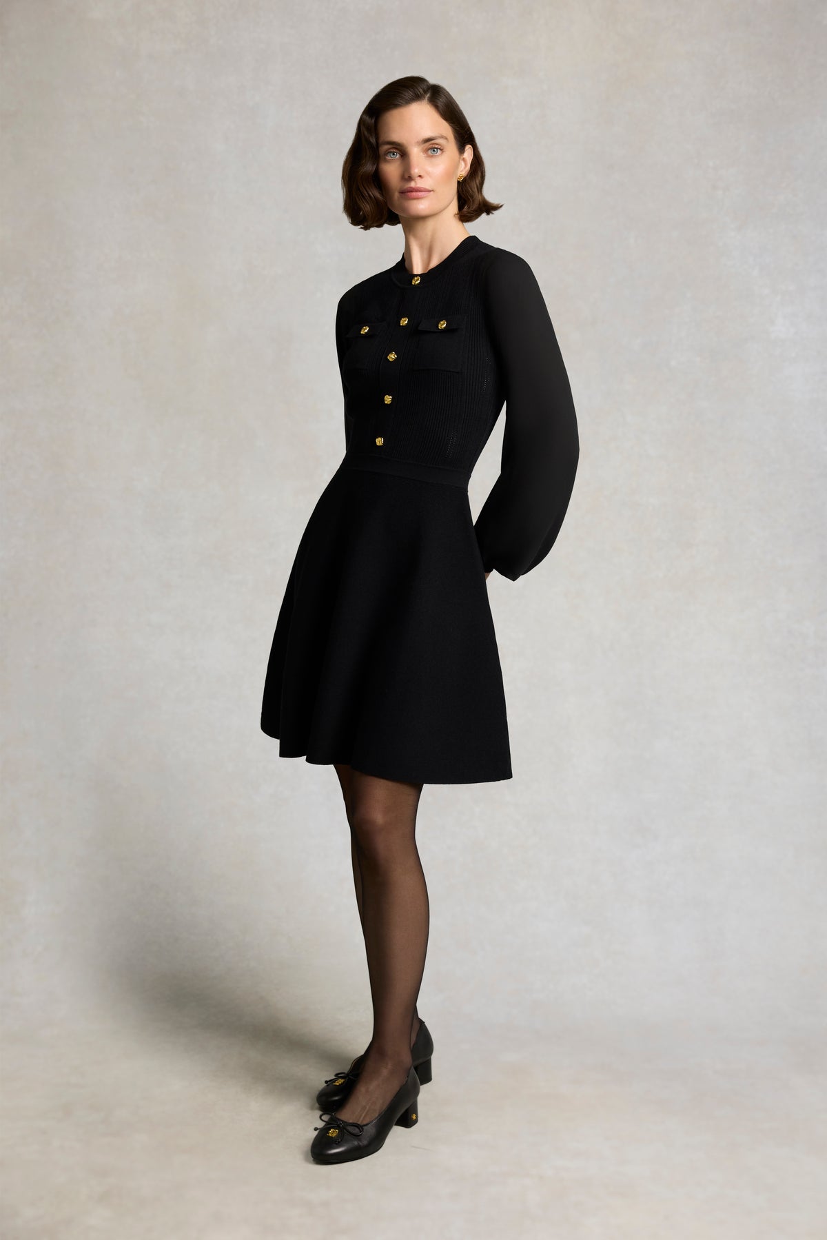 Blenheim Knitted Dress (Black)