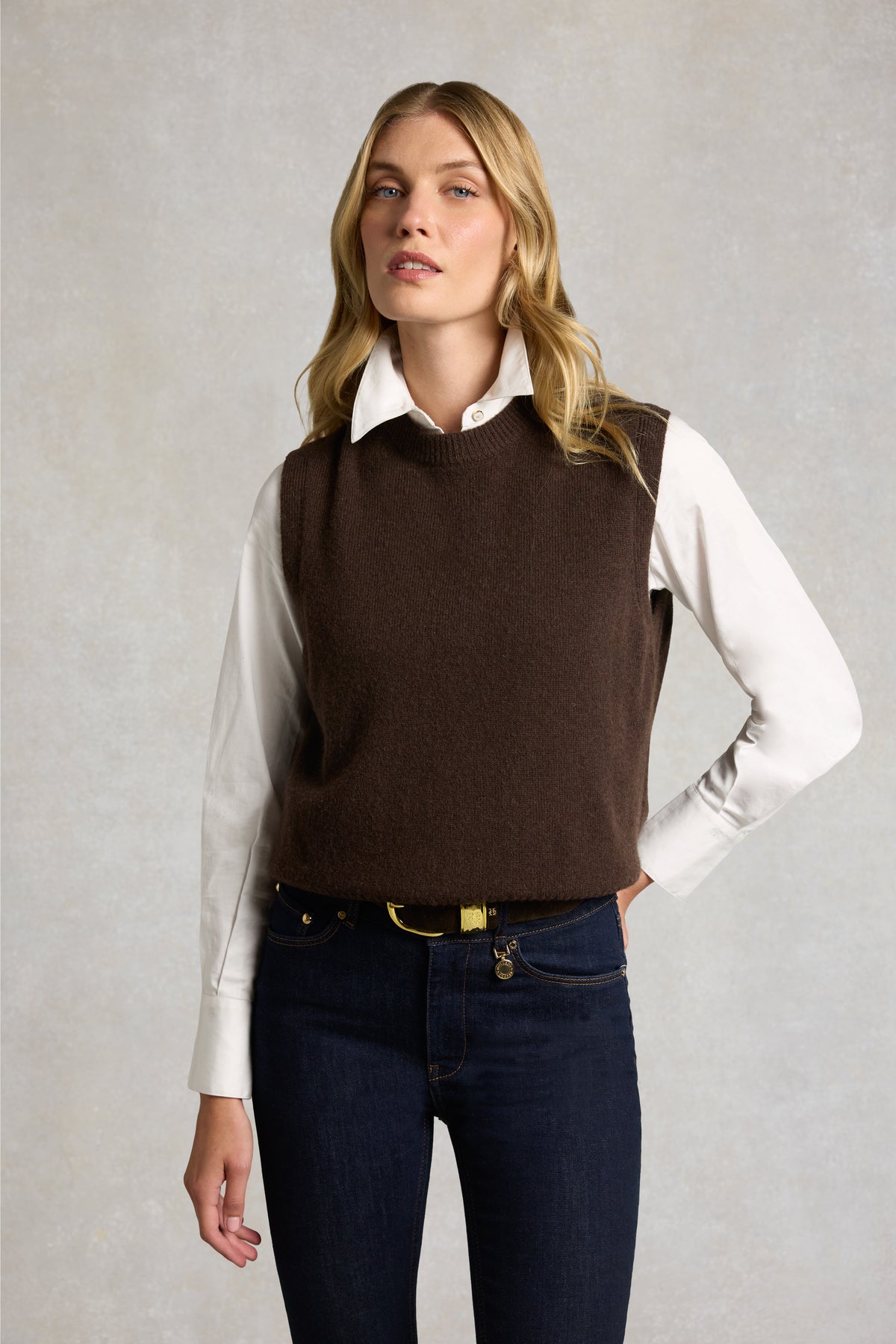 Essential Tank (Chocolate Marl)