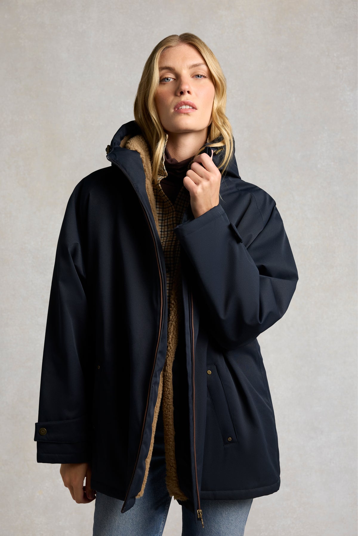 One-Size Waterproof Jacket (Dark Navy)
