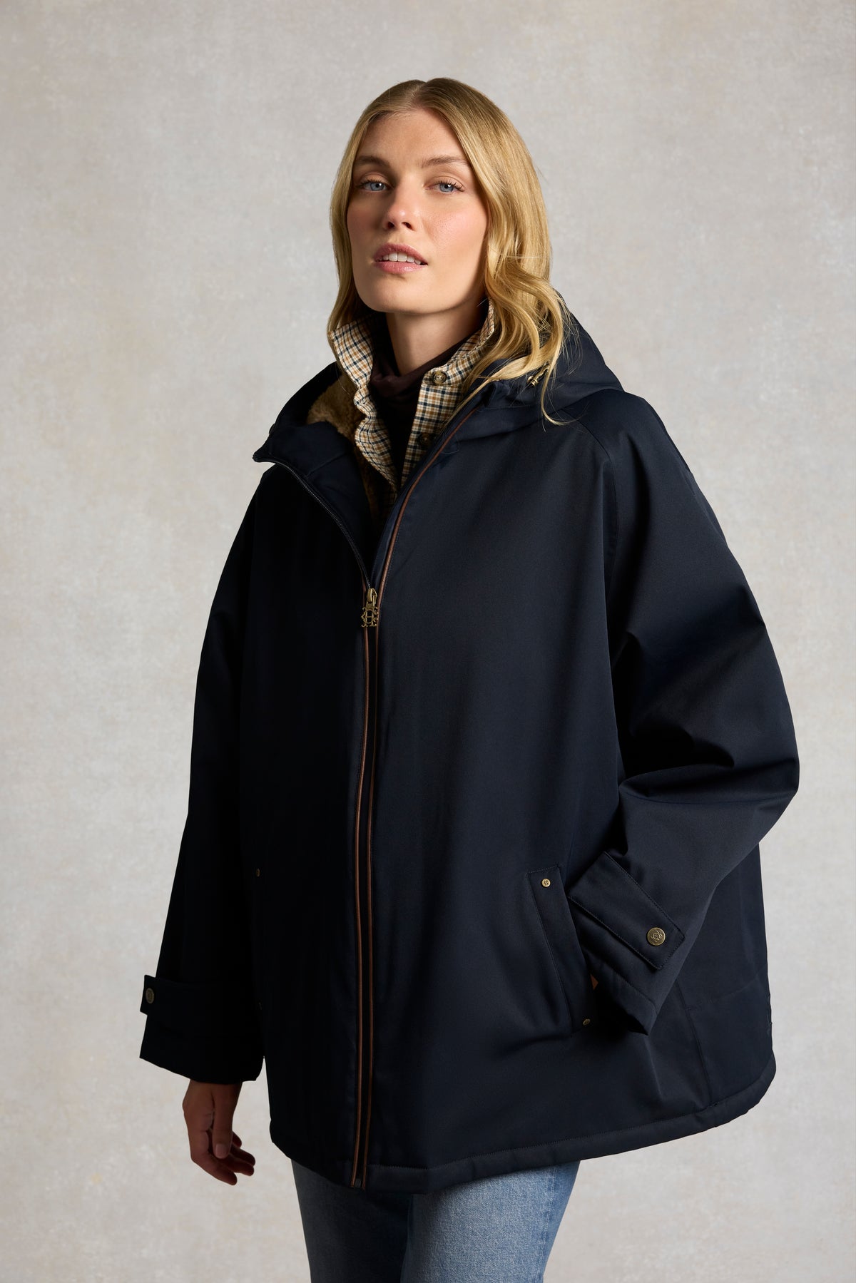 One-Size Waterproof Jacket (Dark Navy)