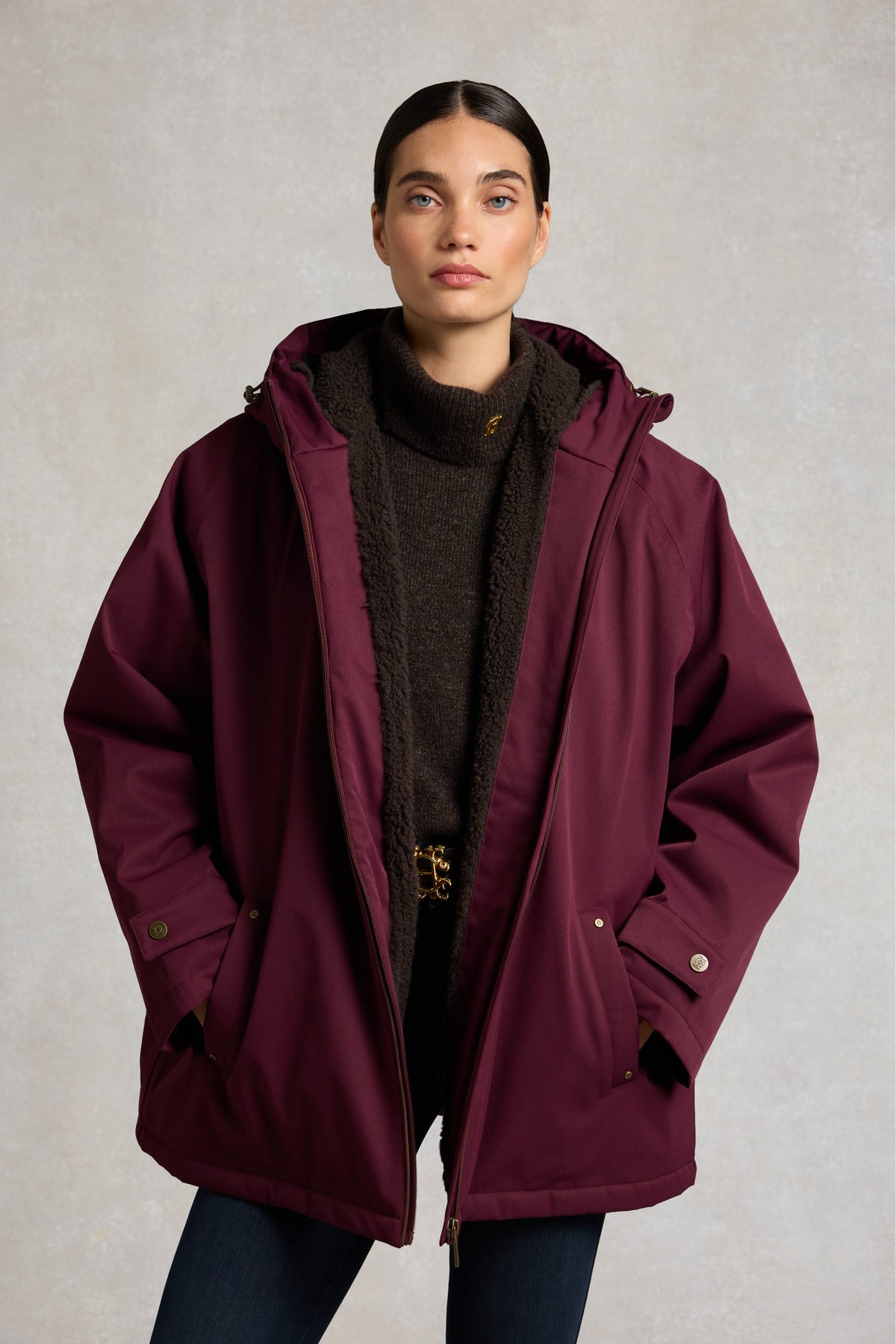 One-Size Waterproof Jacket (Mulberry)