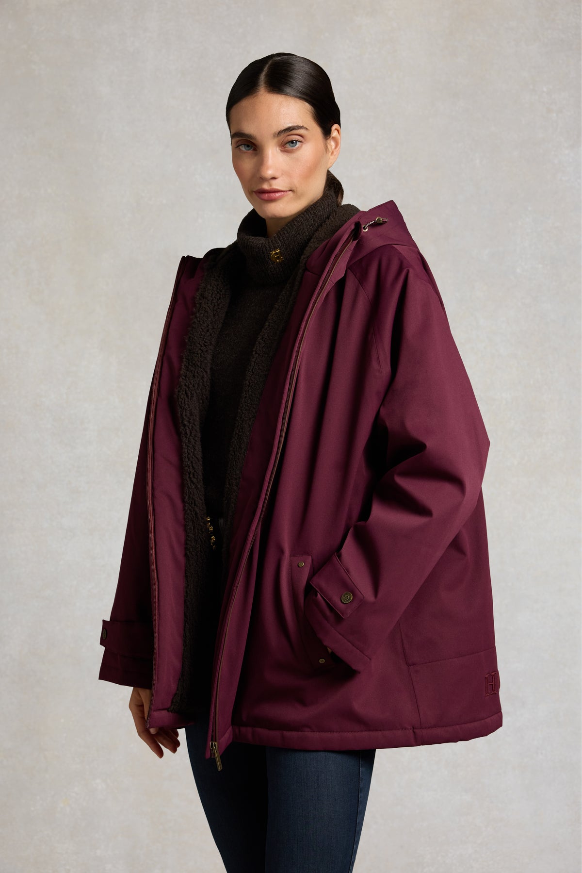 One-Size Waterproof Jacket (Mulberry)