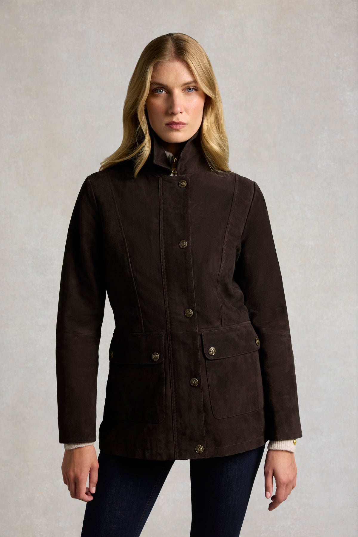Country Suede Jacket (Chocolate)