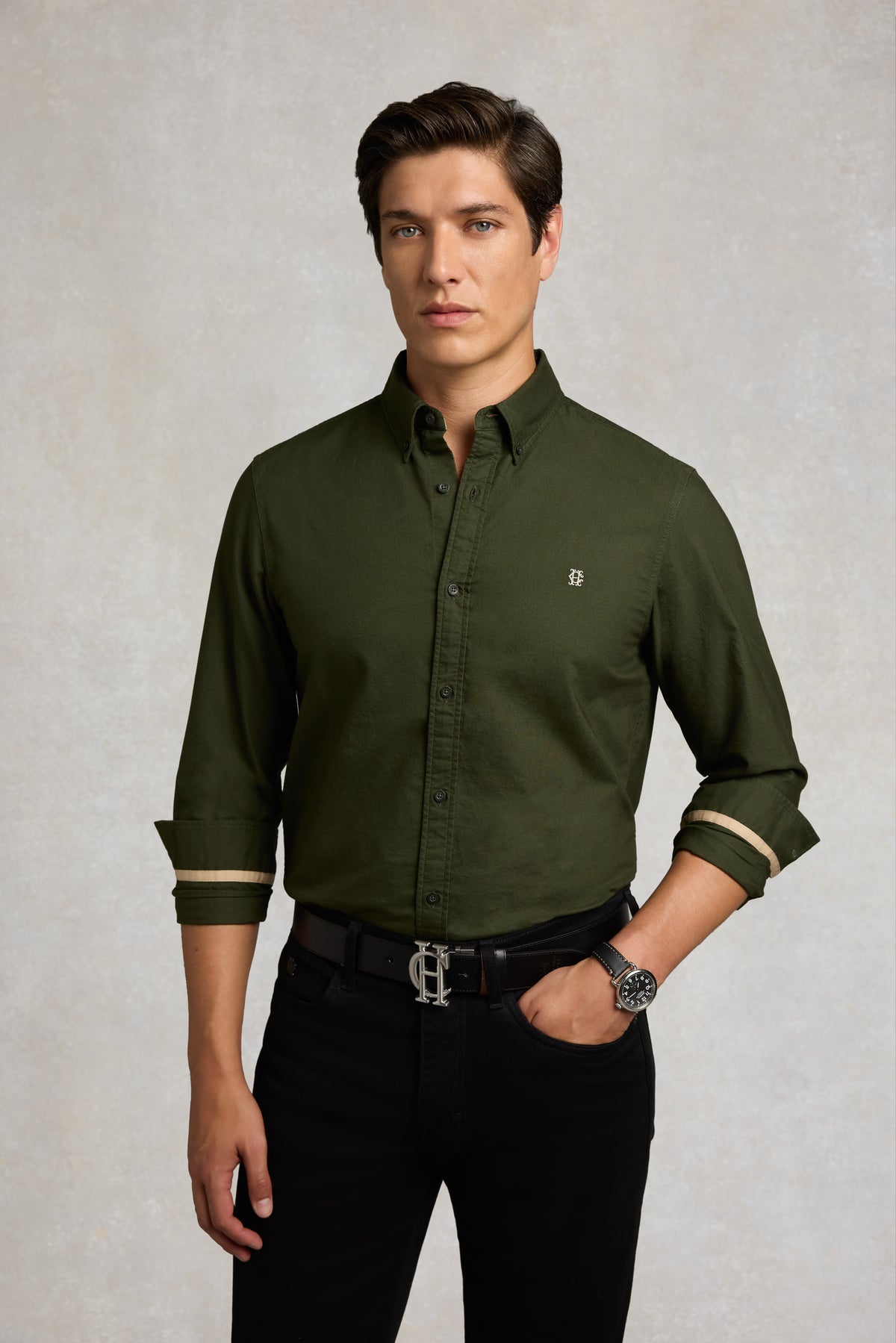 Men's Oxford Shirt (Khaki)