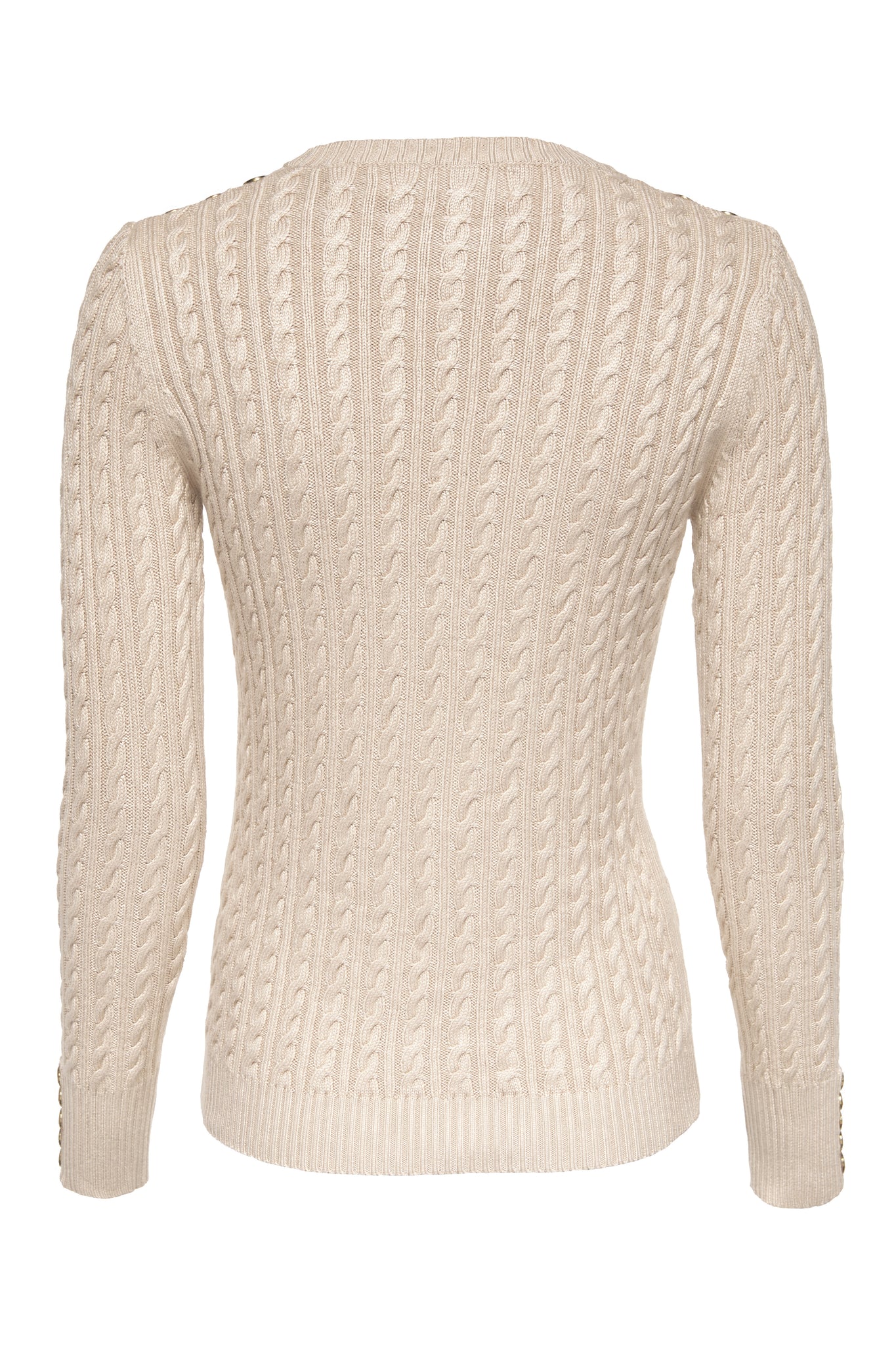 Seattle Cable Crew Knit (Oatmeal)