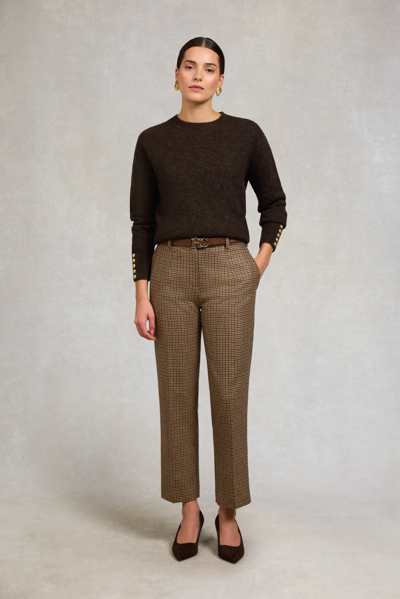 Belgravia Slim Trouser (Abbot Check Tweed)