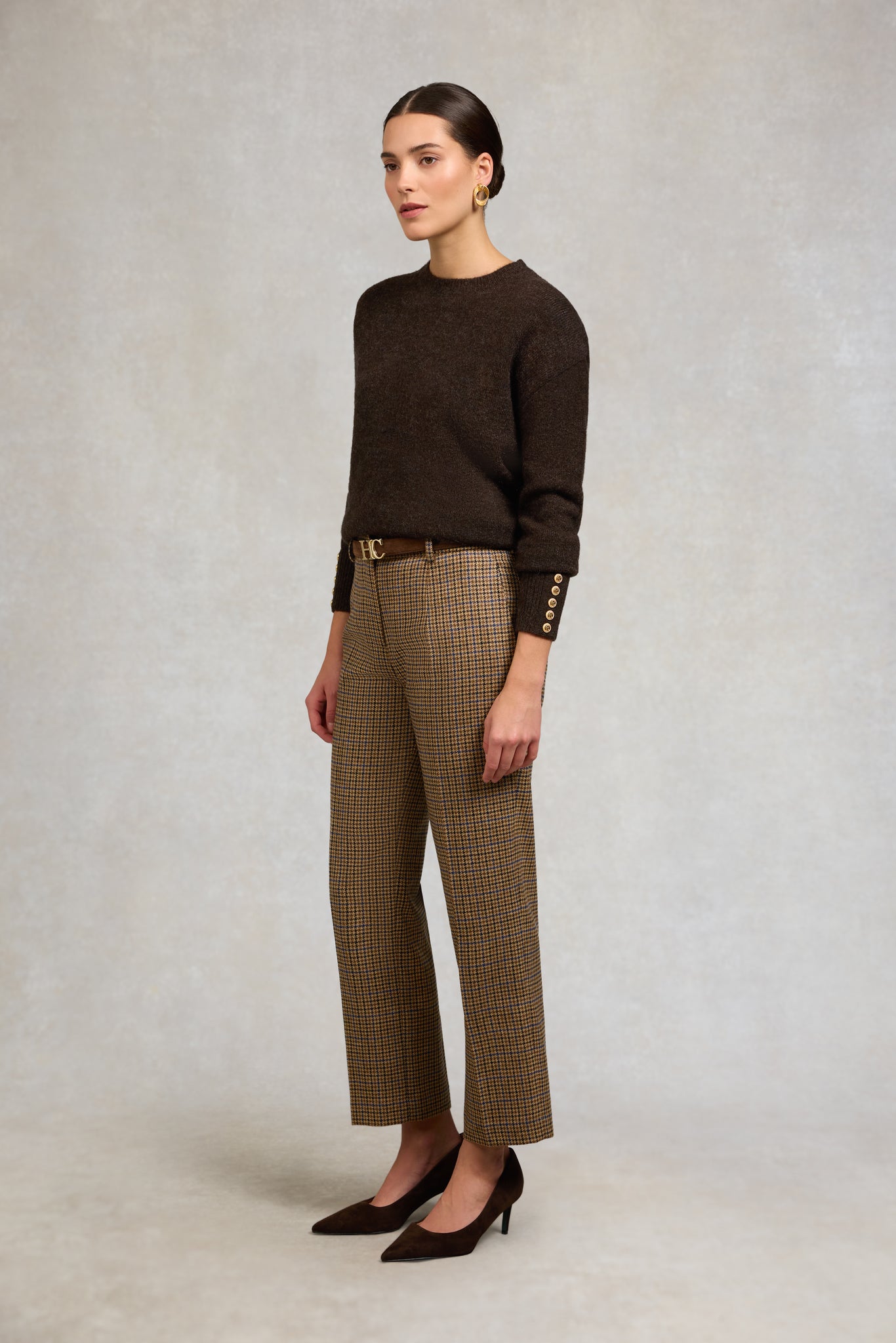 Belgravia Slim Trouser (Abbot Check Tweed)