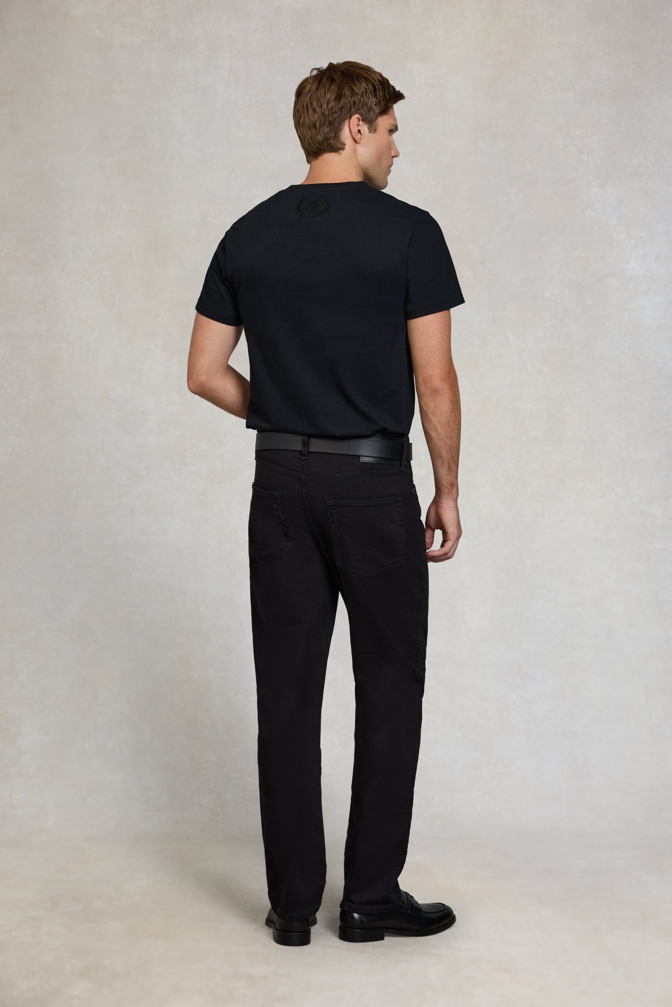 Men's Crew Neck T-Shirt (Black)