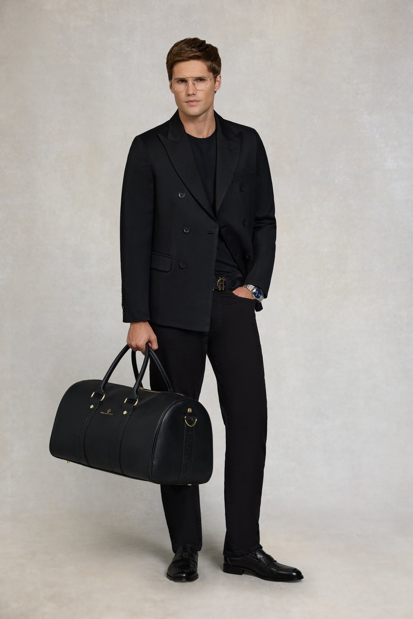 Men's Crew Neck T-Shirt (Black)