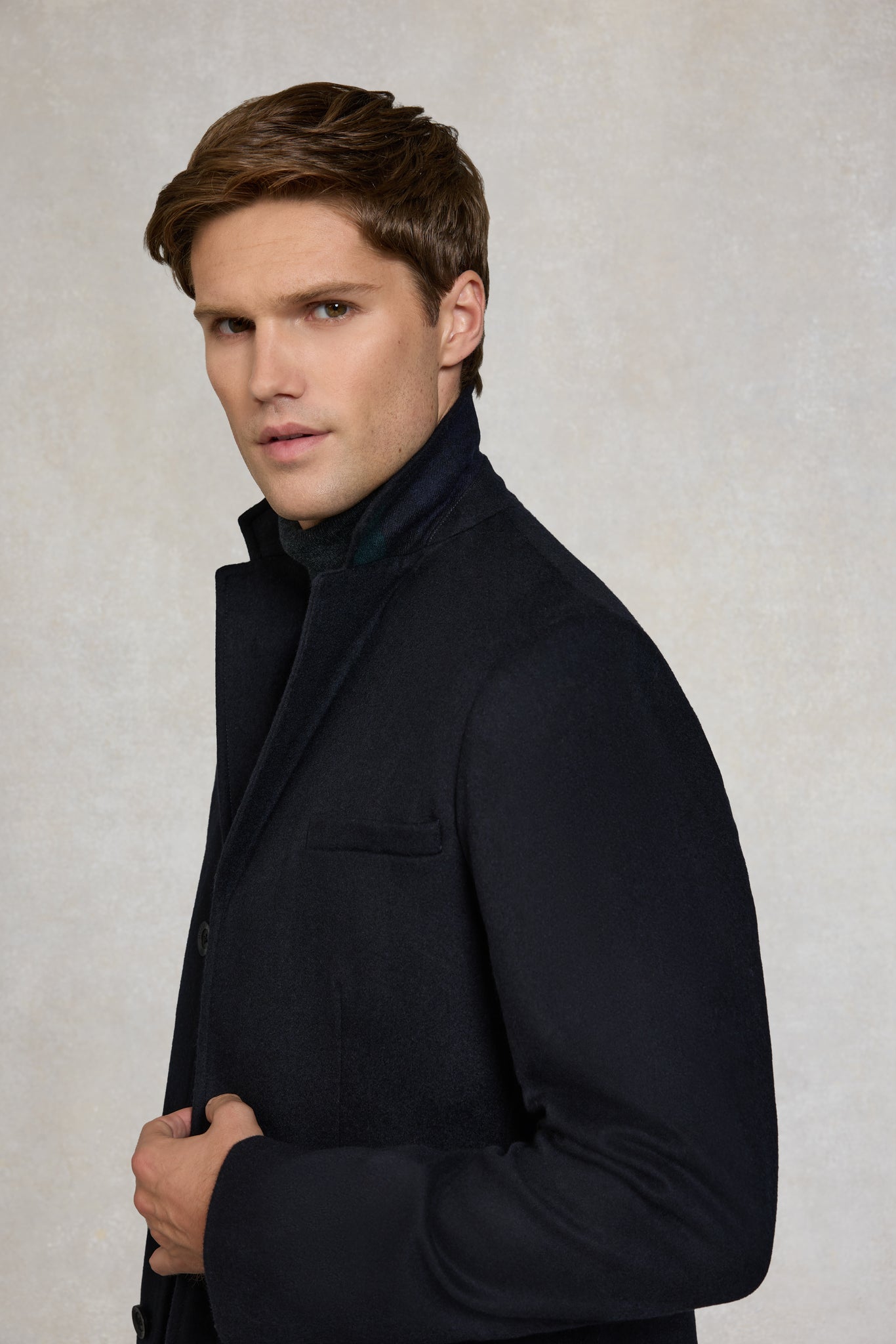 The Cheltenham Coat (Soft Navy)