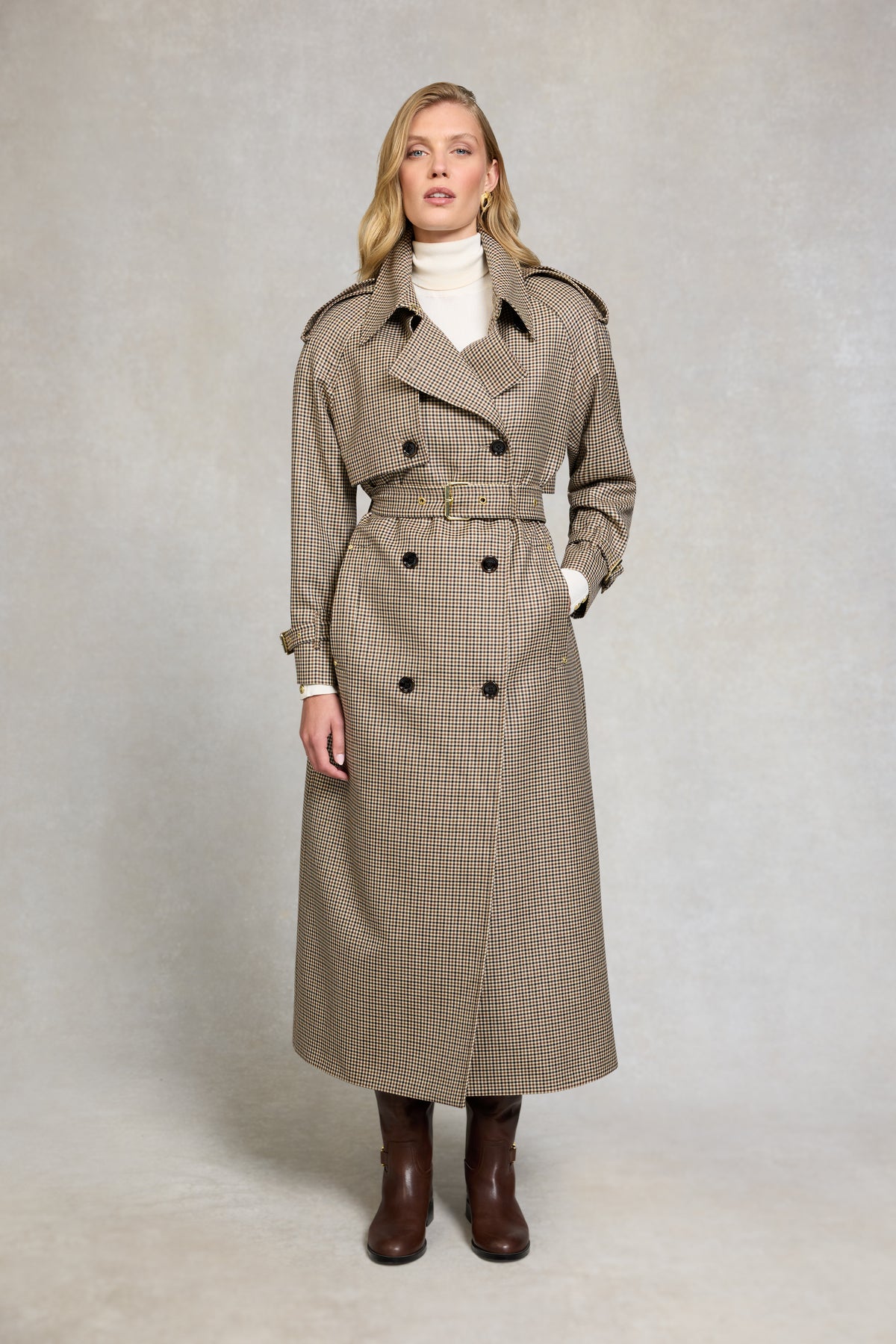 Full Length Soho Trench Coat (Westminster Tweed)