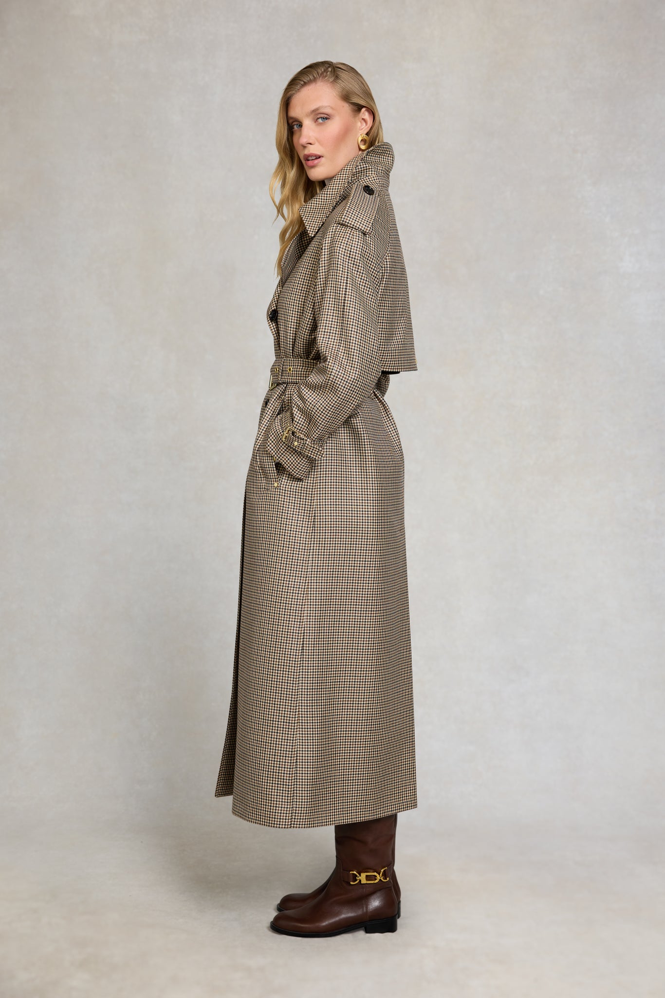 Full Length Soho Trench Coat (Westminster Tweed)