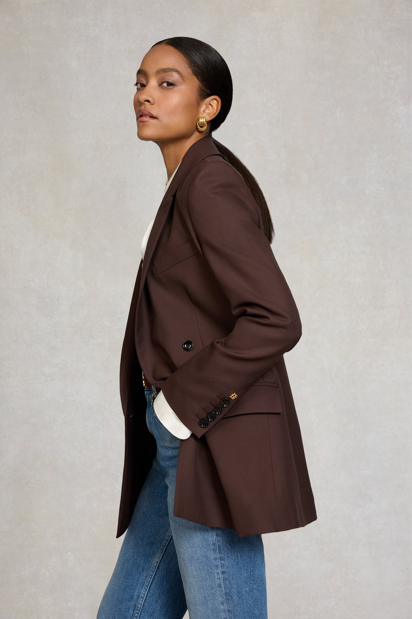 The Portman Blazer (Walnut Twill)