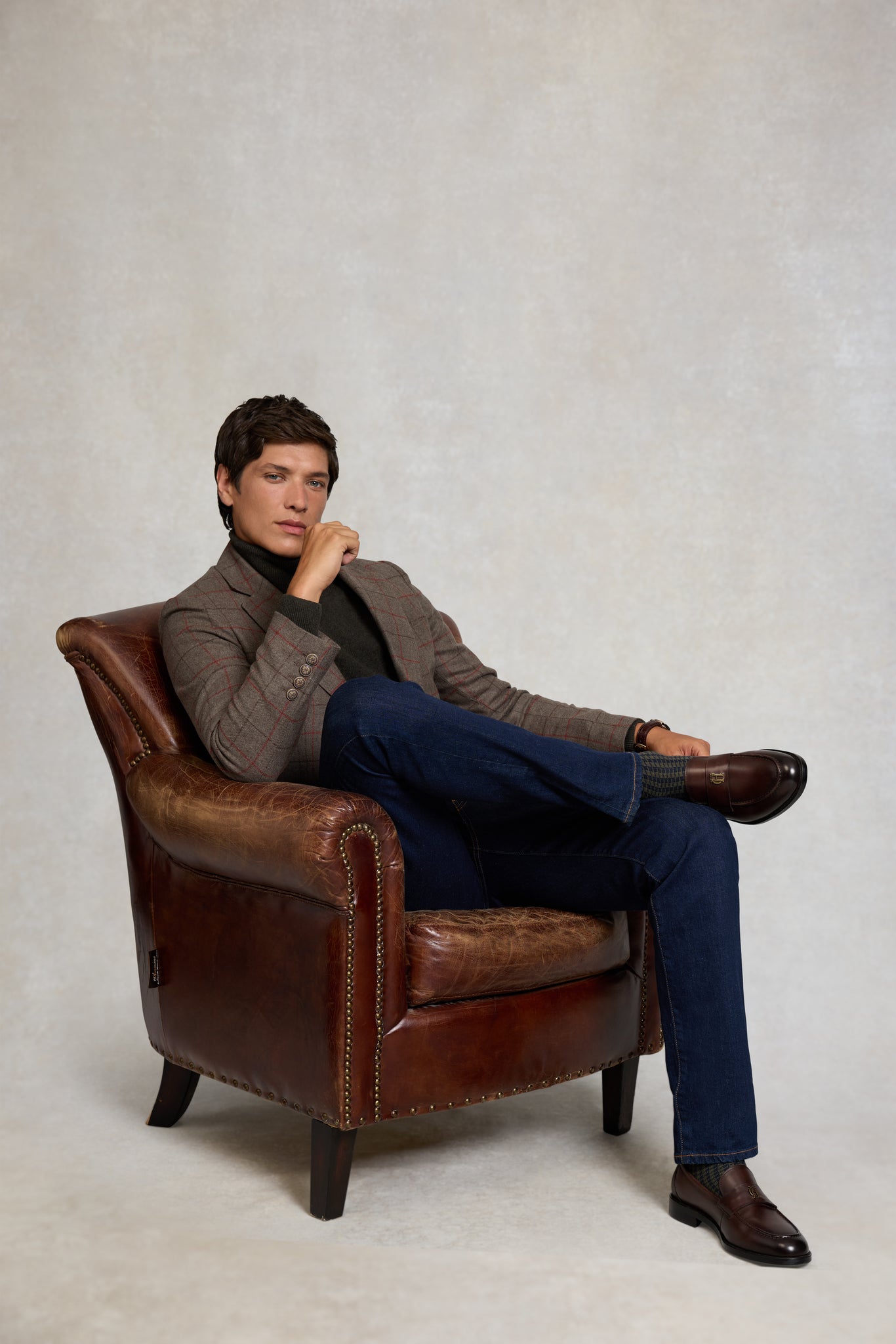 Men's Classic Loafer (Dark Tan)