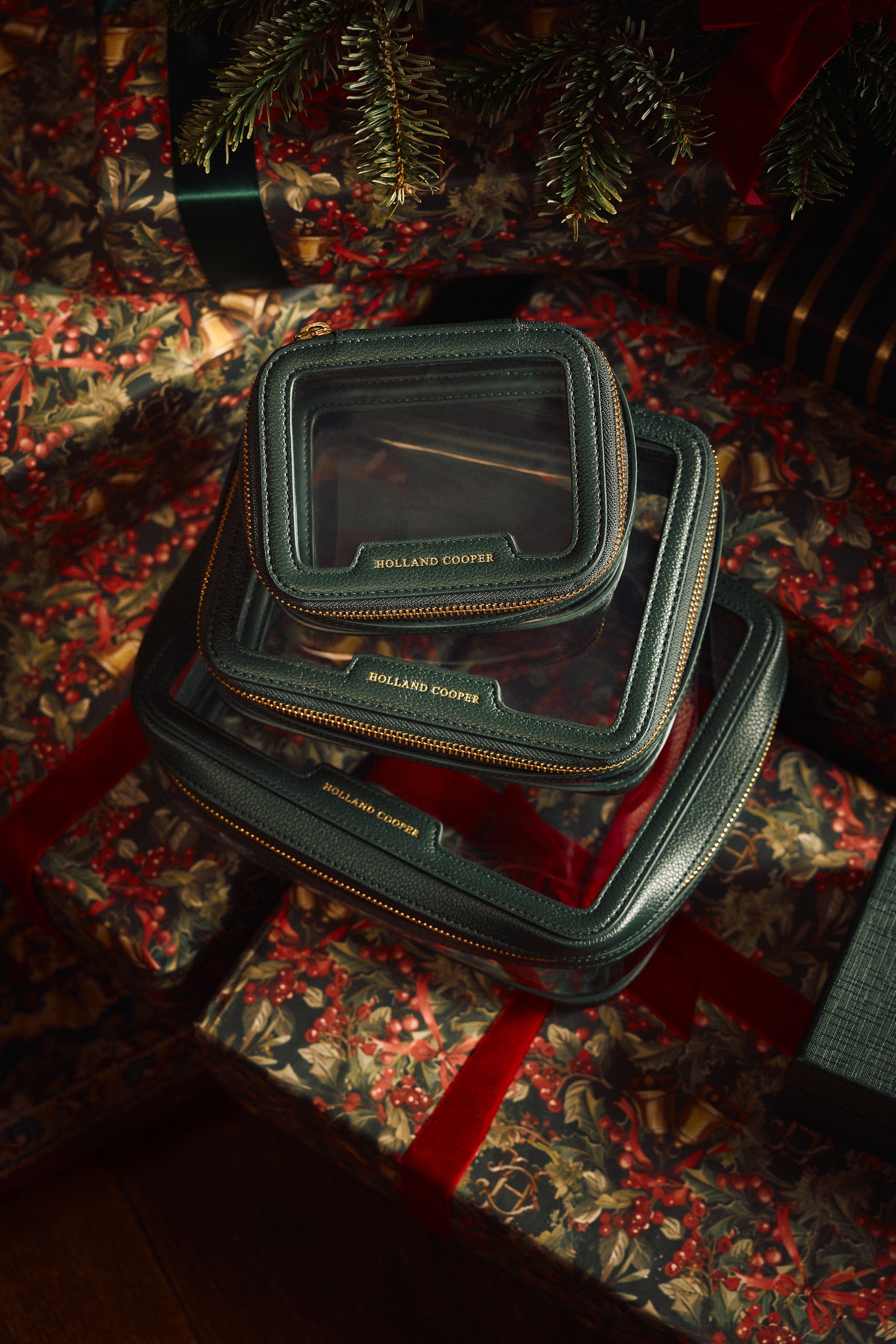 Cosmetic Travel Set (Dark Green)