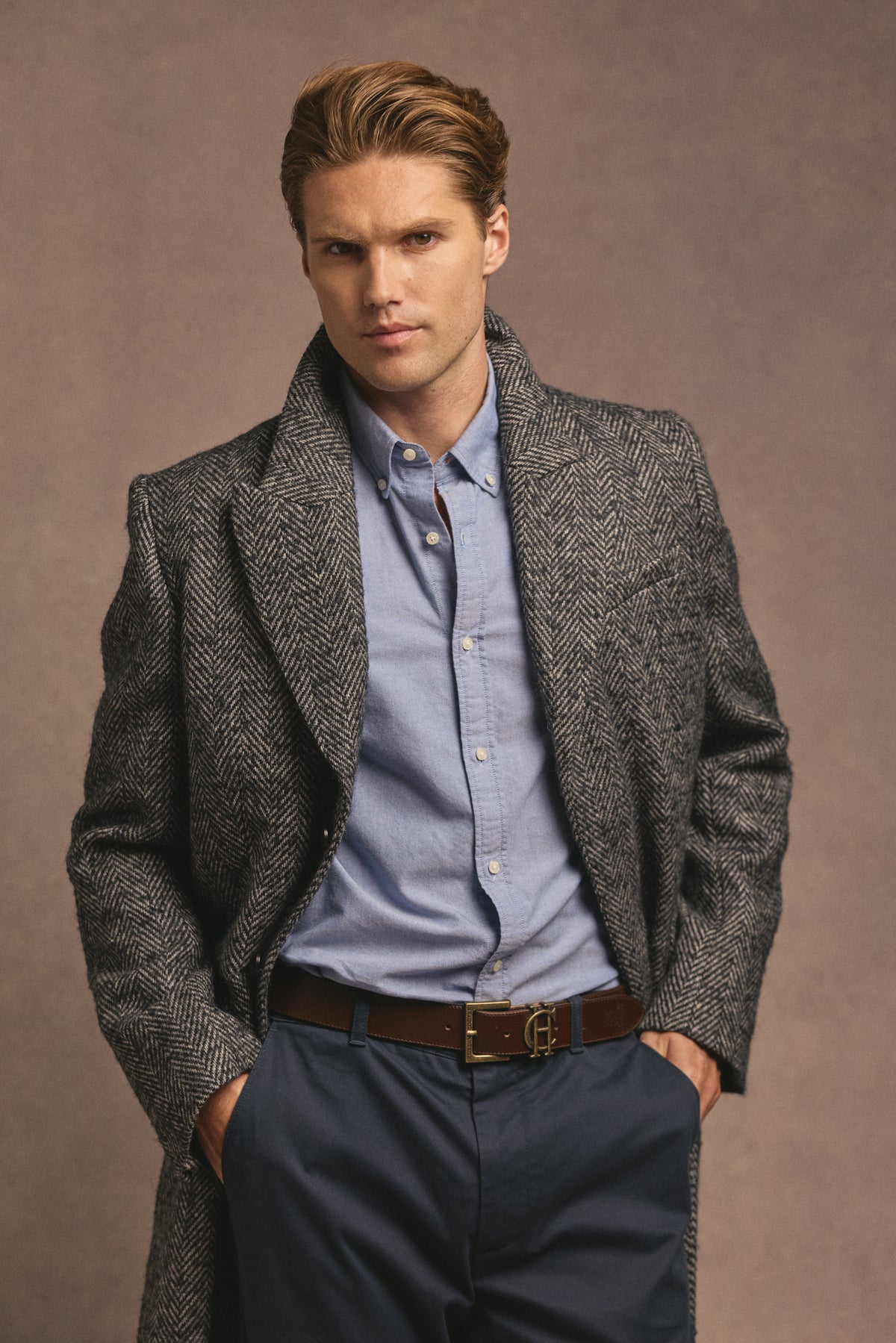 Men's Oxford Shirt (Azure Chambray)