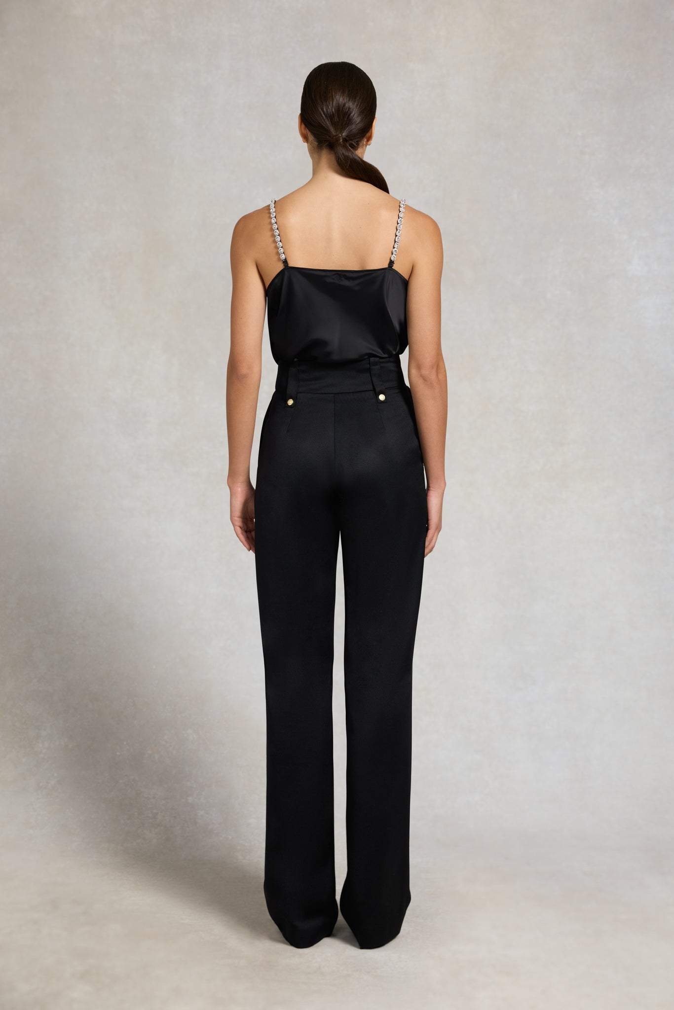 Aurora Vest (Black Satin)