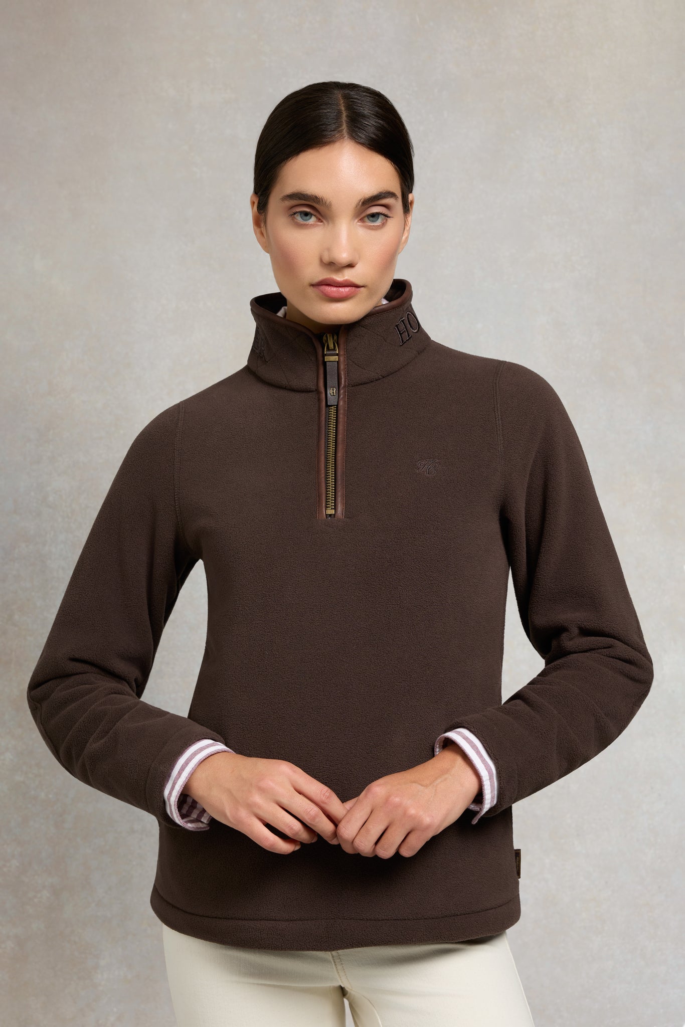 Country Fleece Quarter Zip (Chocolate)