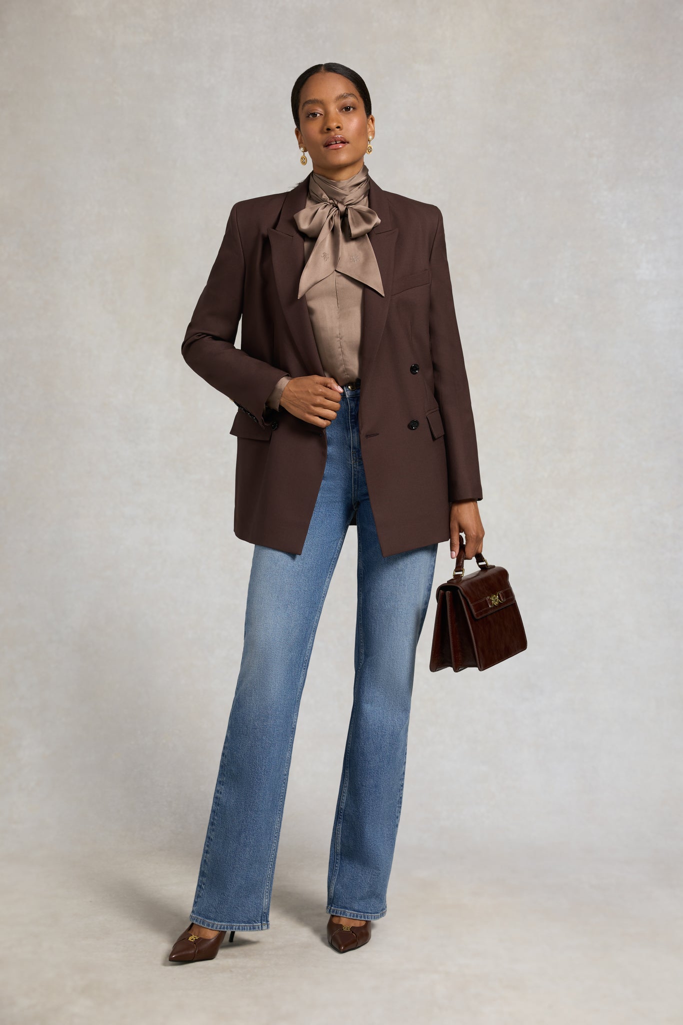 Ariella Blouse (Truffle)