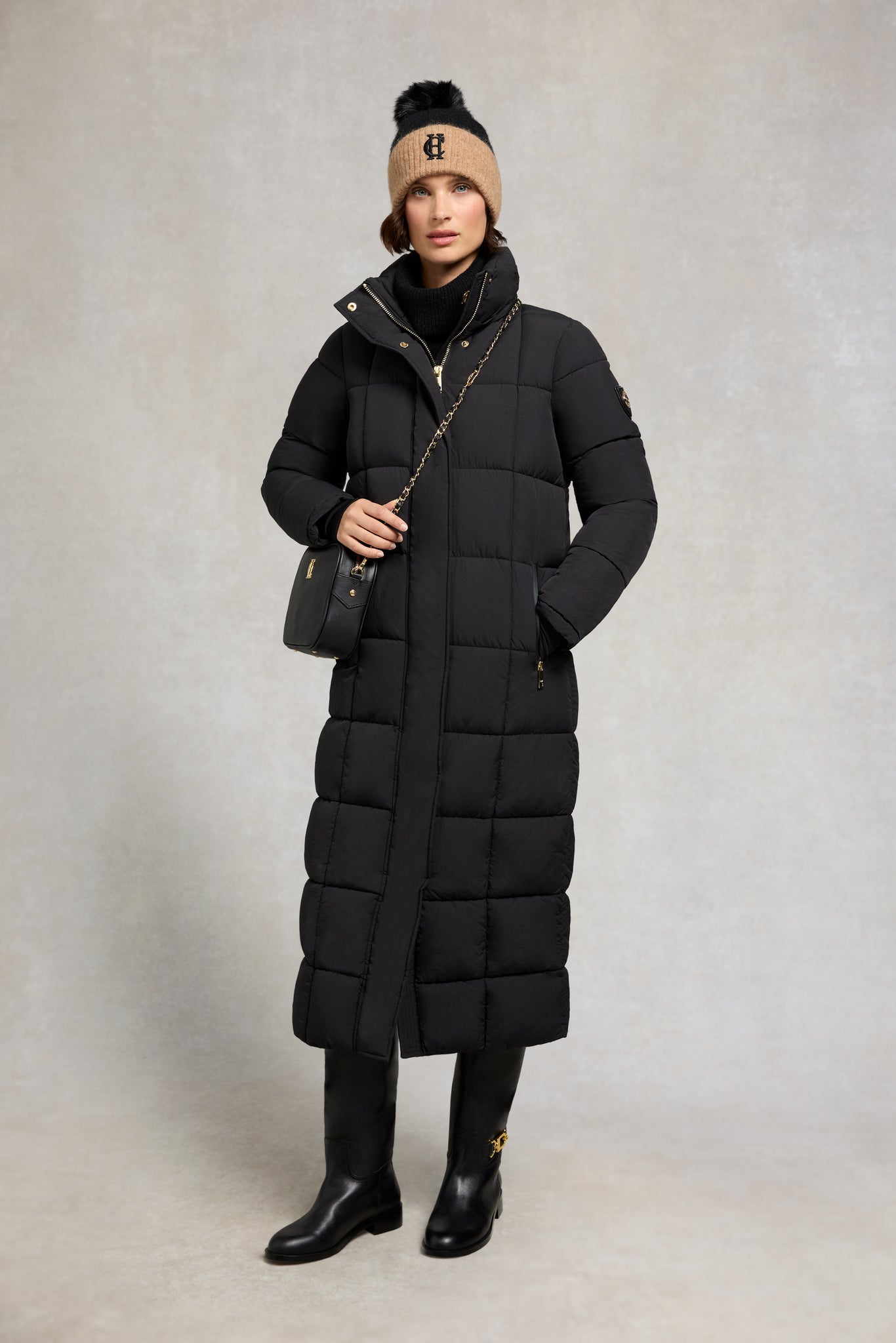 Carrington Longline Coat (Black)