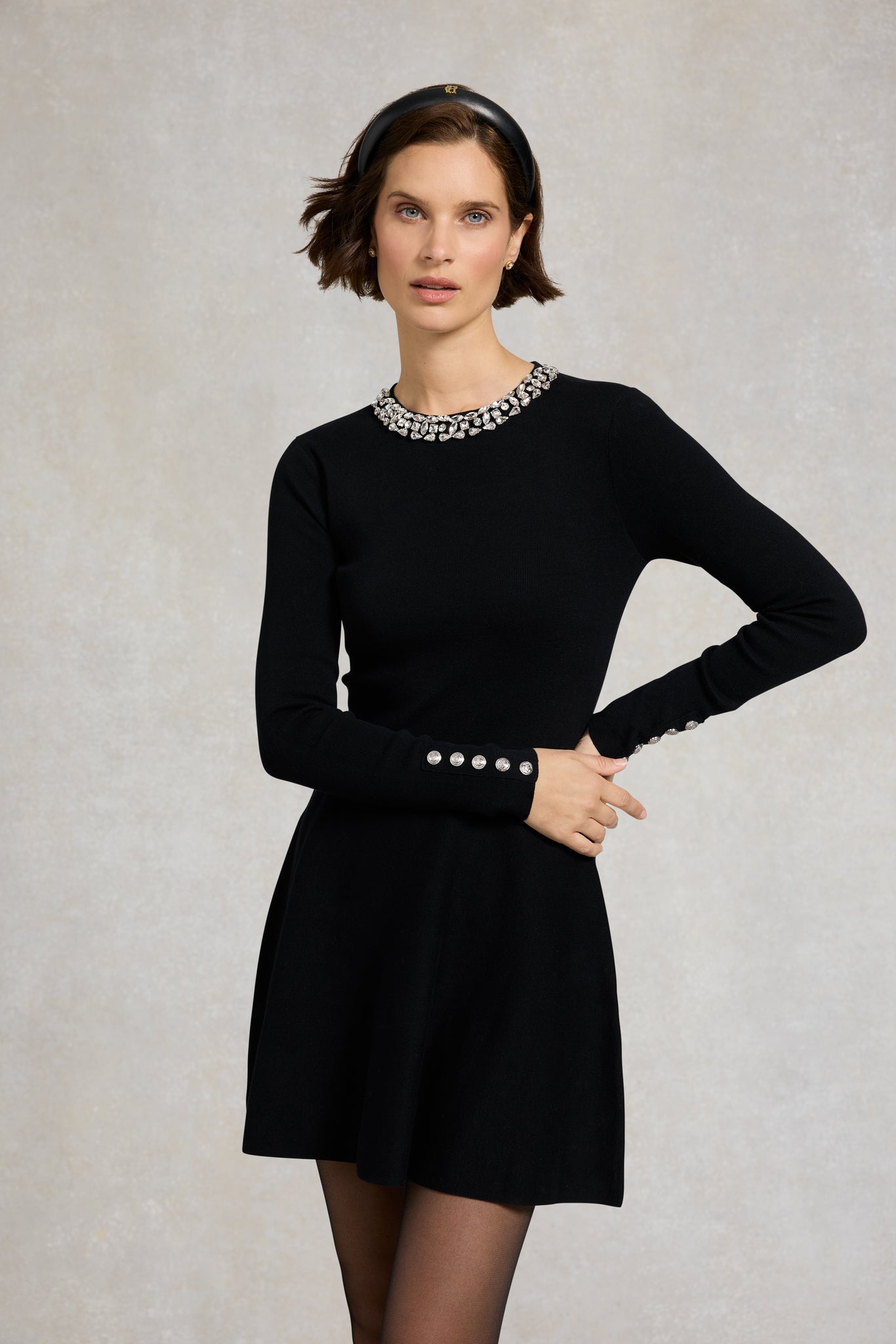 Isabelle Mini Dress (Black)