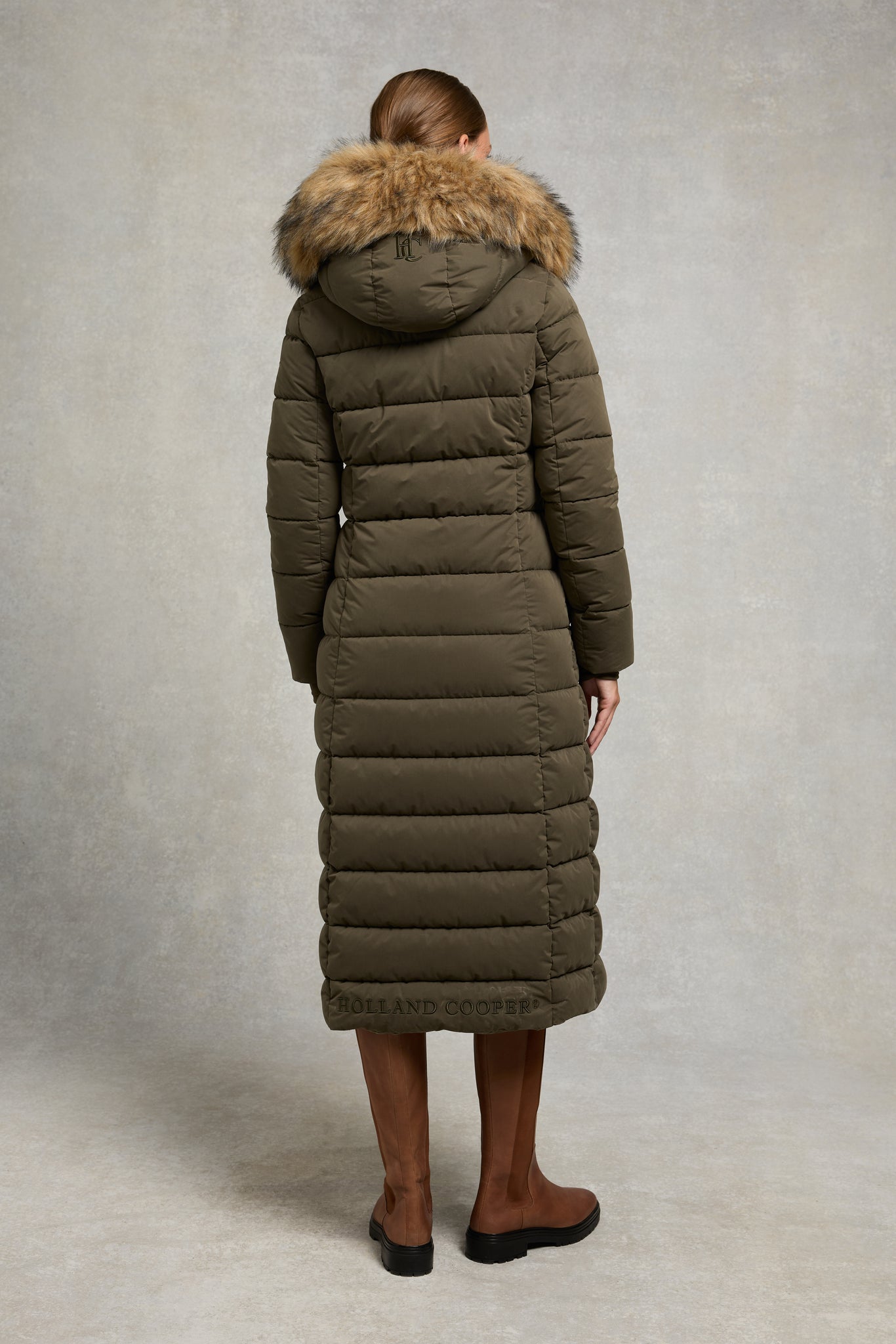 Stoneleigh Longline Coat (Heritage Khaki)