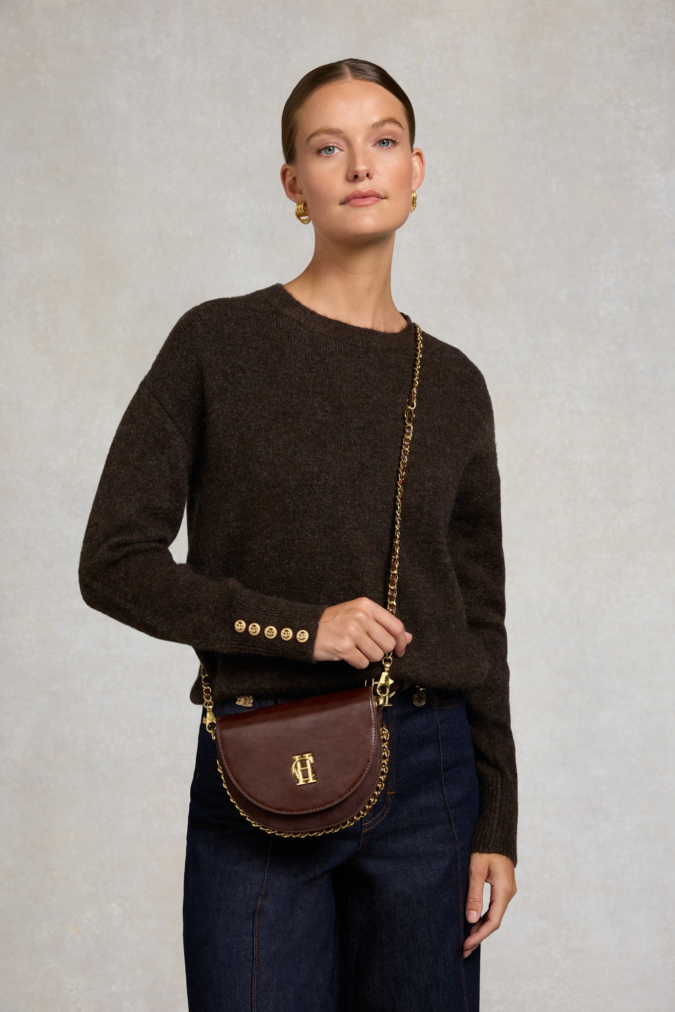 Camden Crossbody Bag (Chestnut Leather)