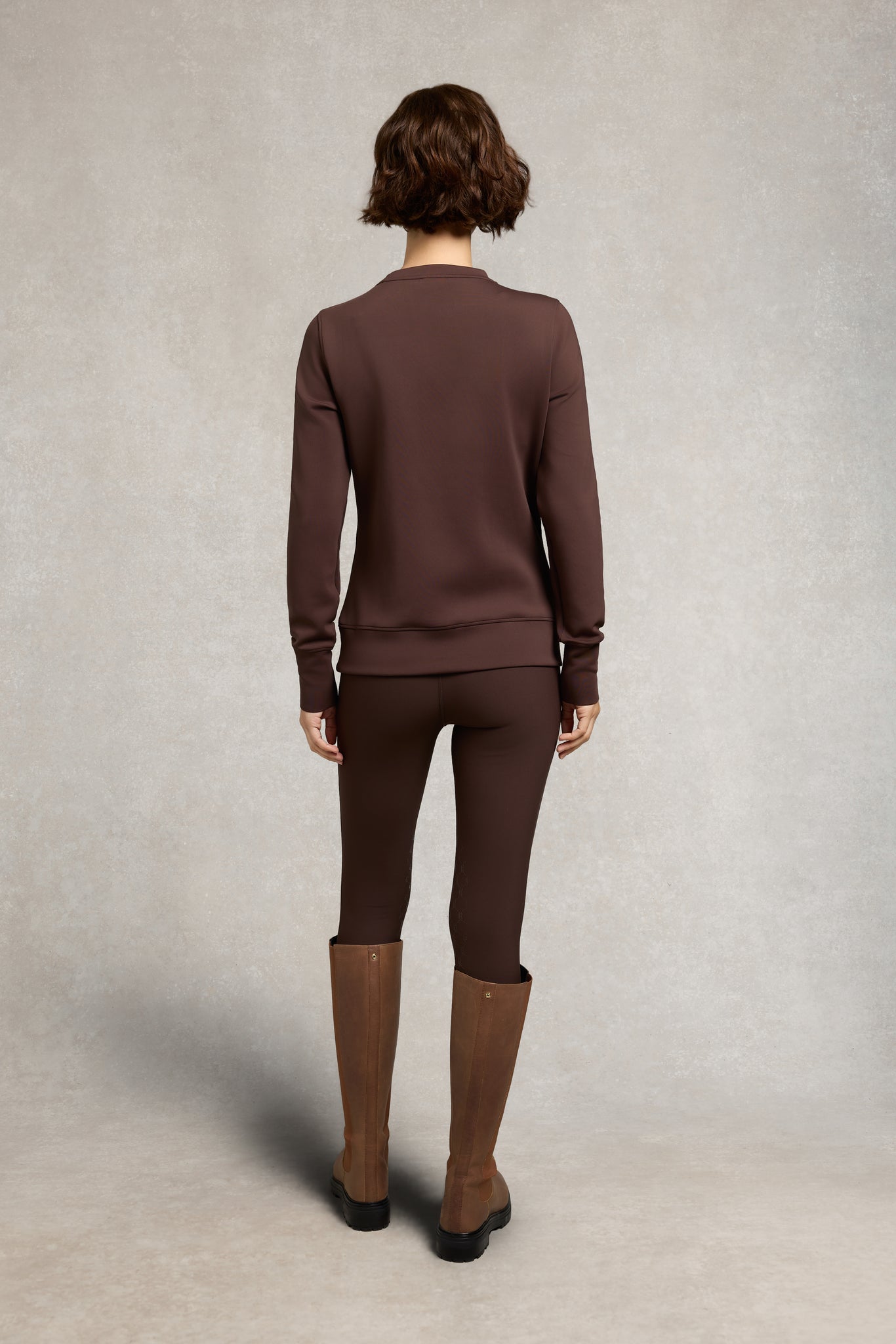 Crystal Crew Neck Sweat (Walnut)