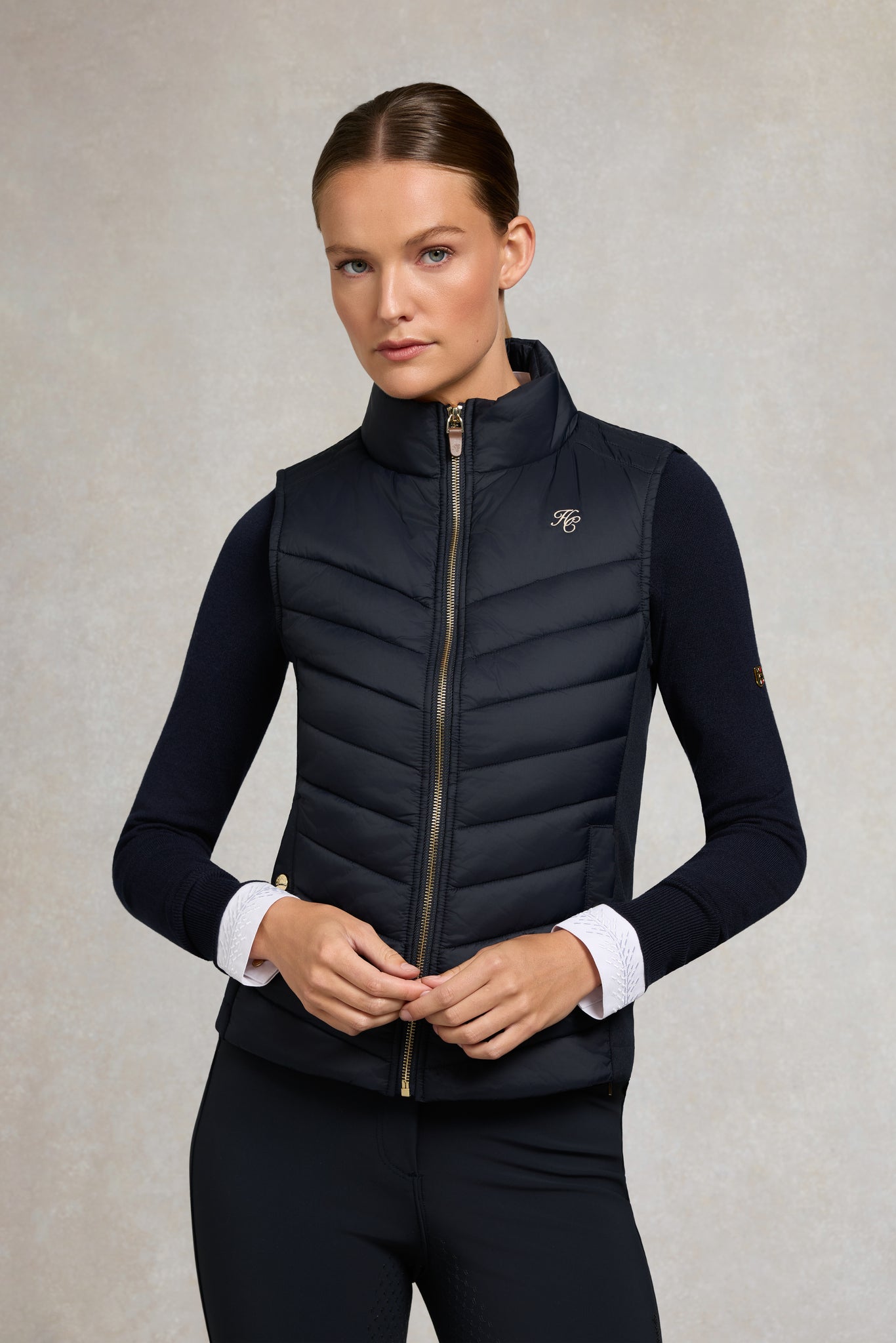 Hybrid Equestrian Gilet (Ink Navy)