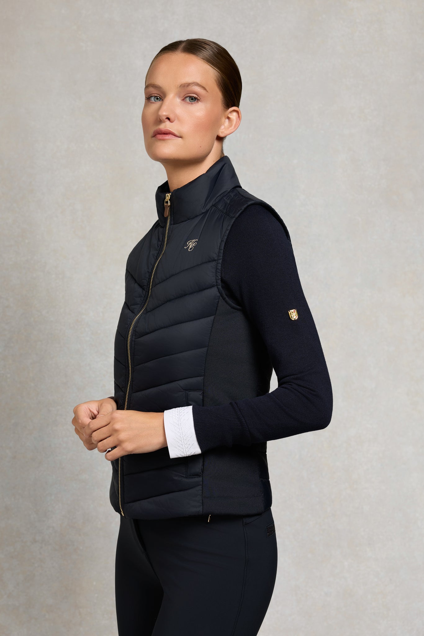 Hybrid Equestrian Gilet (Ink Navy)