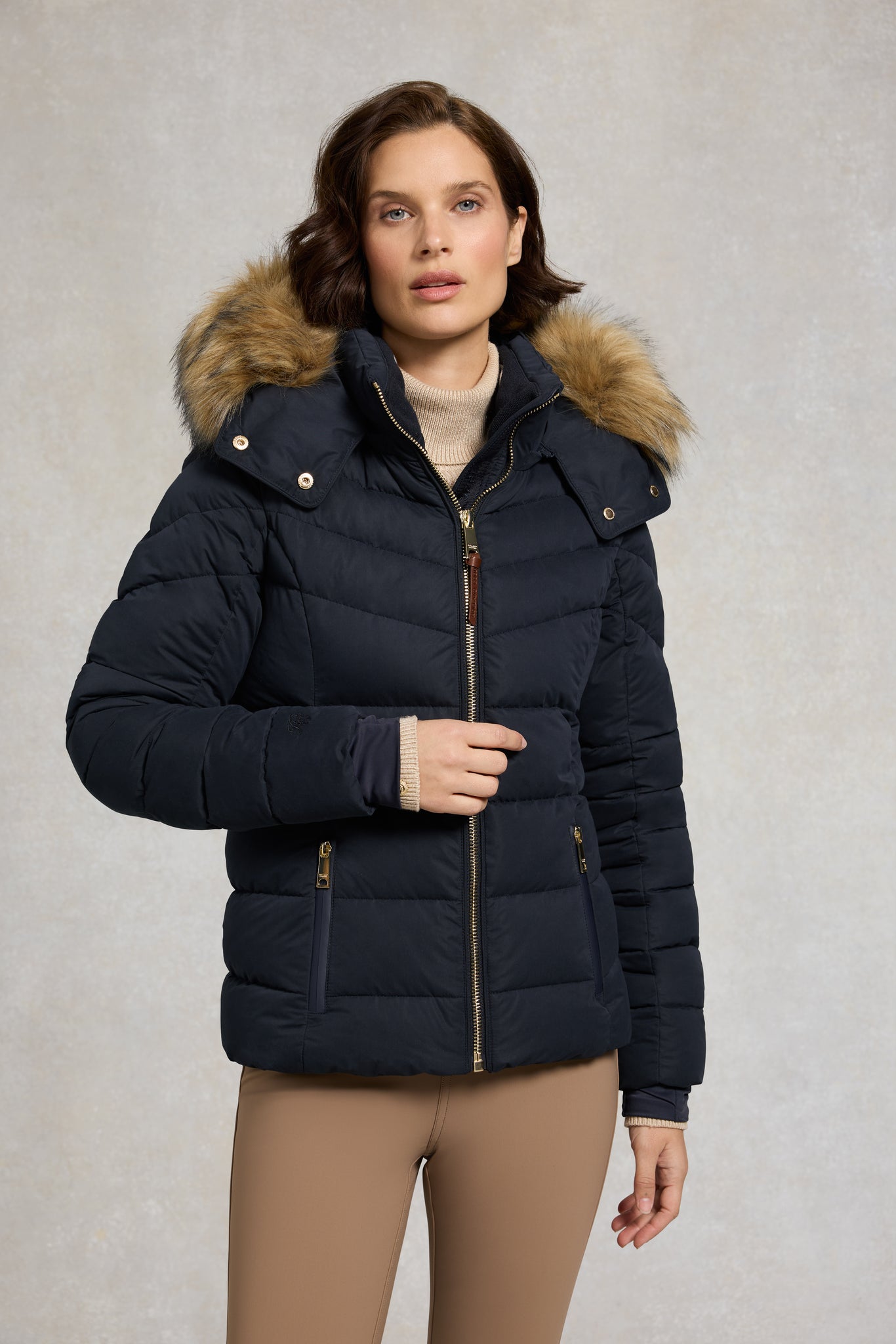 Whistler Puffer Jacket (Ink Navy Natural)